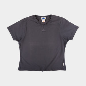 Adidas Винтидж 90-те Сива Тениска