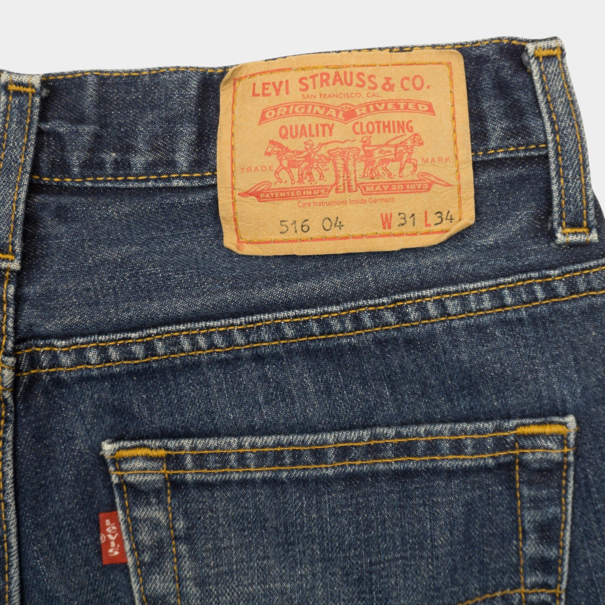 Levi's 516 Vintage Сини Широки Дънки