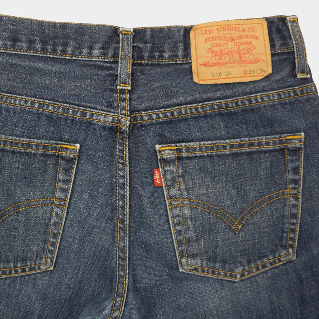 Levi's 516 Vintage Сини Широки Дънки