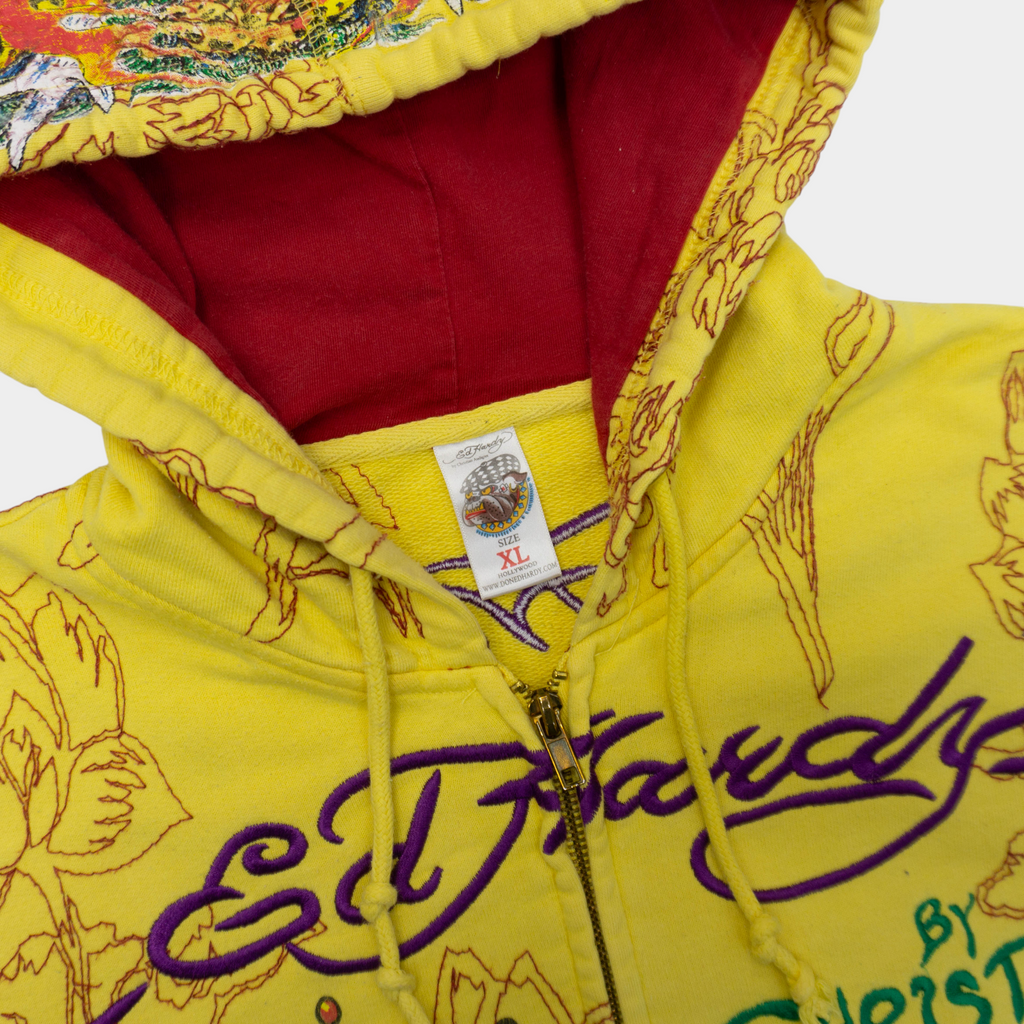 Ed Hardy Vintage Суичър с Цип