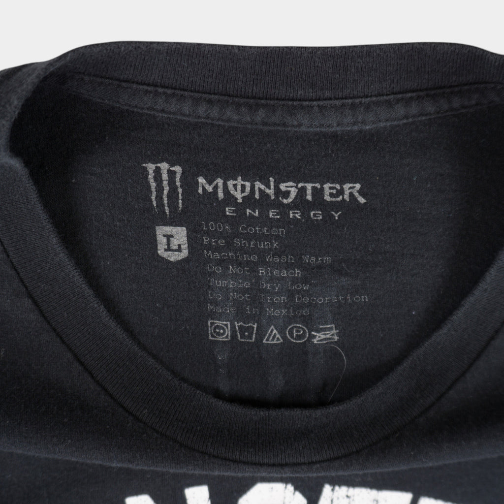 Monster Energy Черна Тениска с Графика