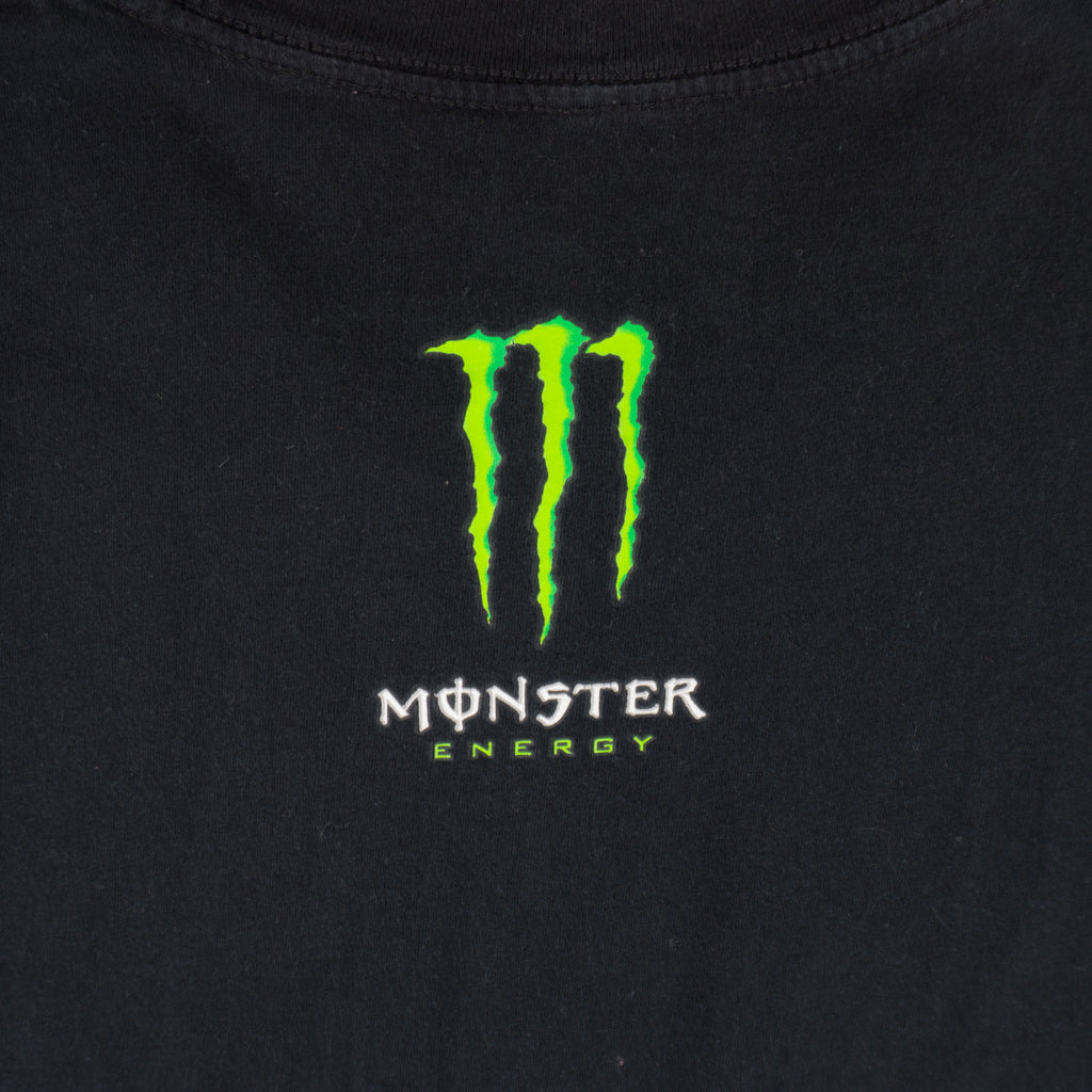 Monster Energy Черна Тениска с Графика