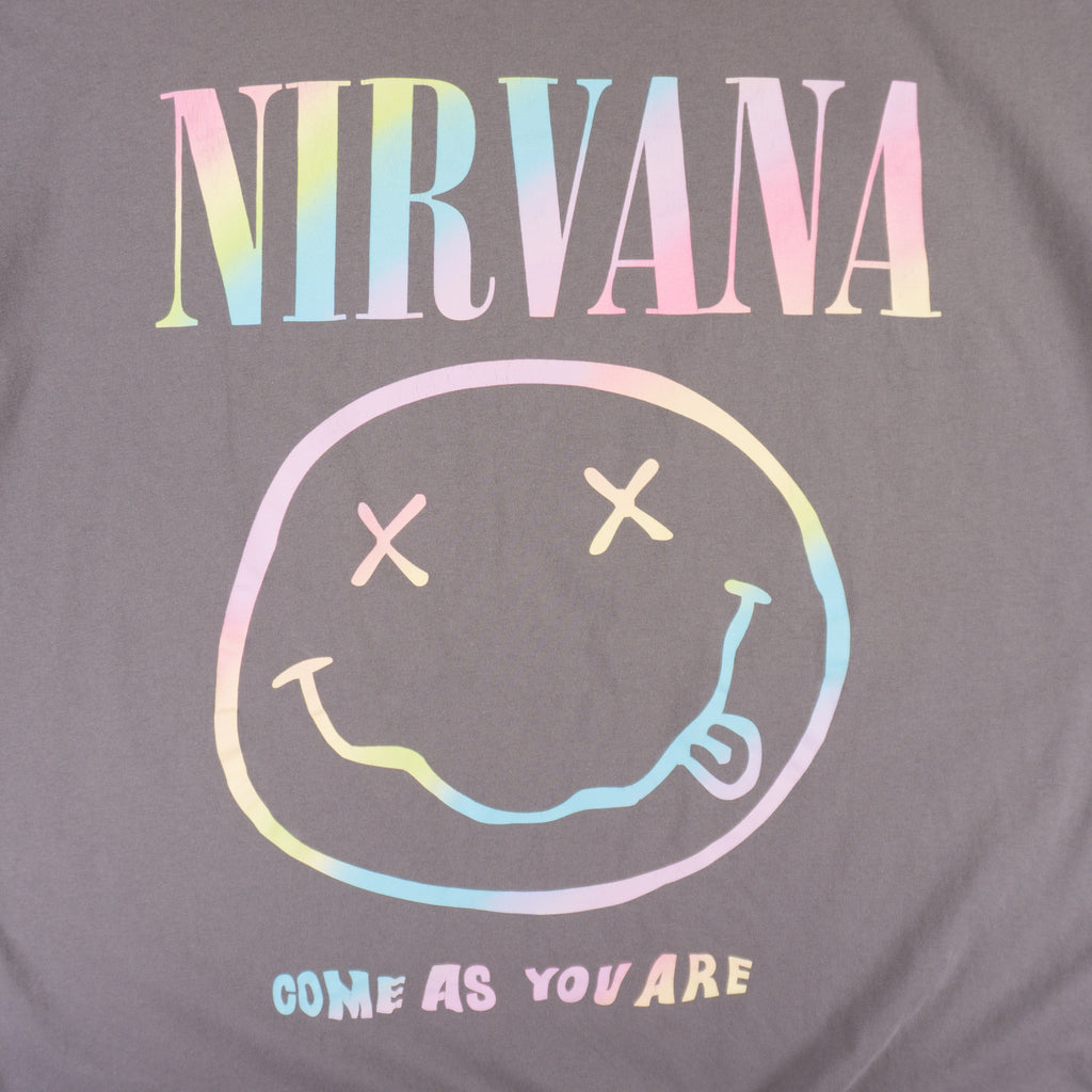 Nirvana Сива Тениска с Графика