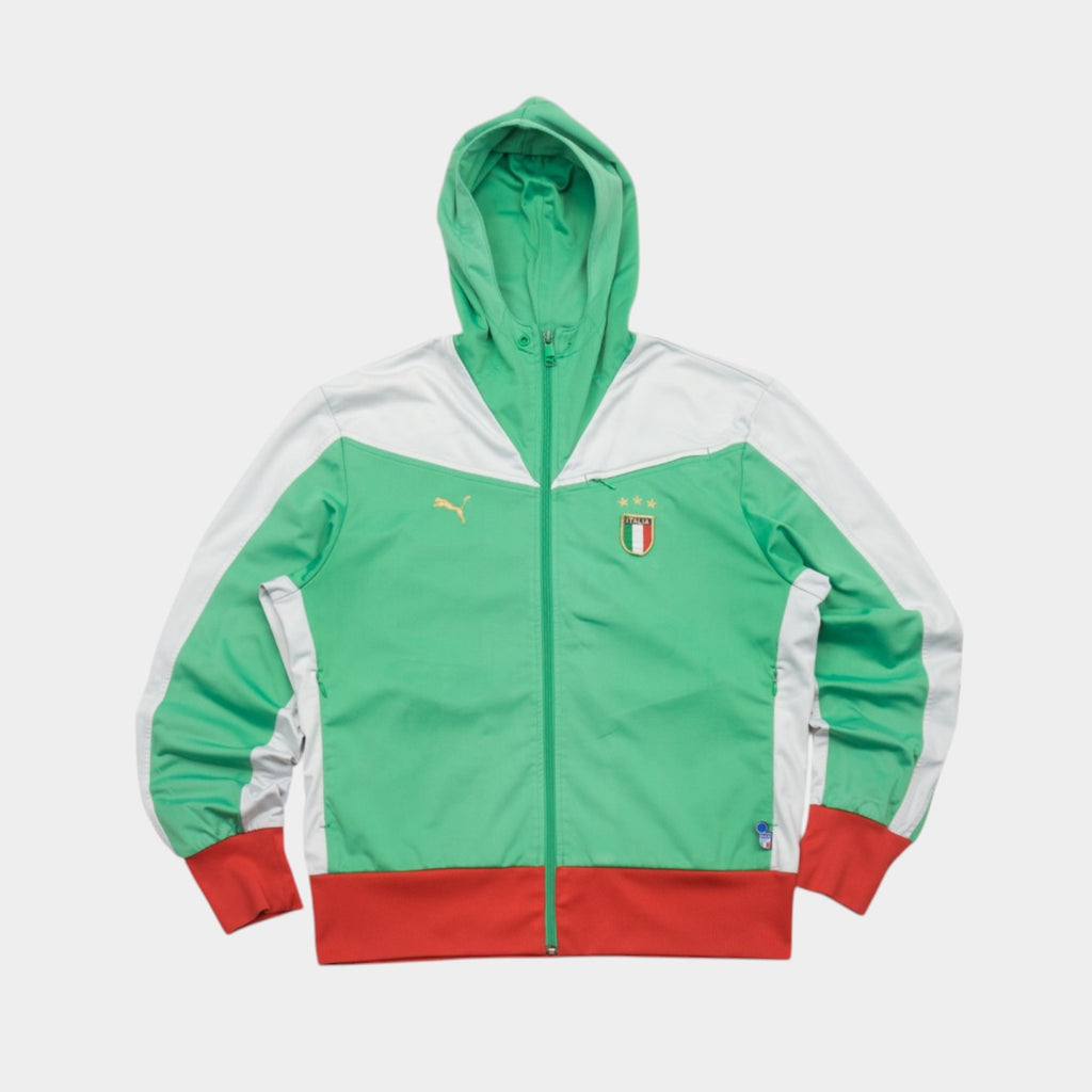 Puma Italy Зелено Спортно Горнище