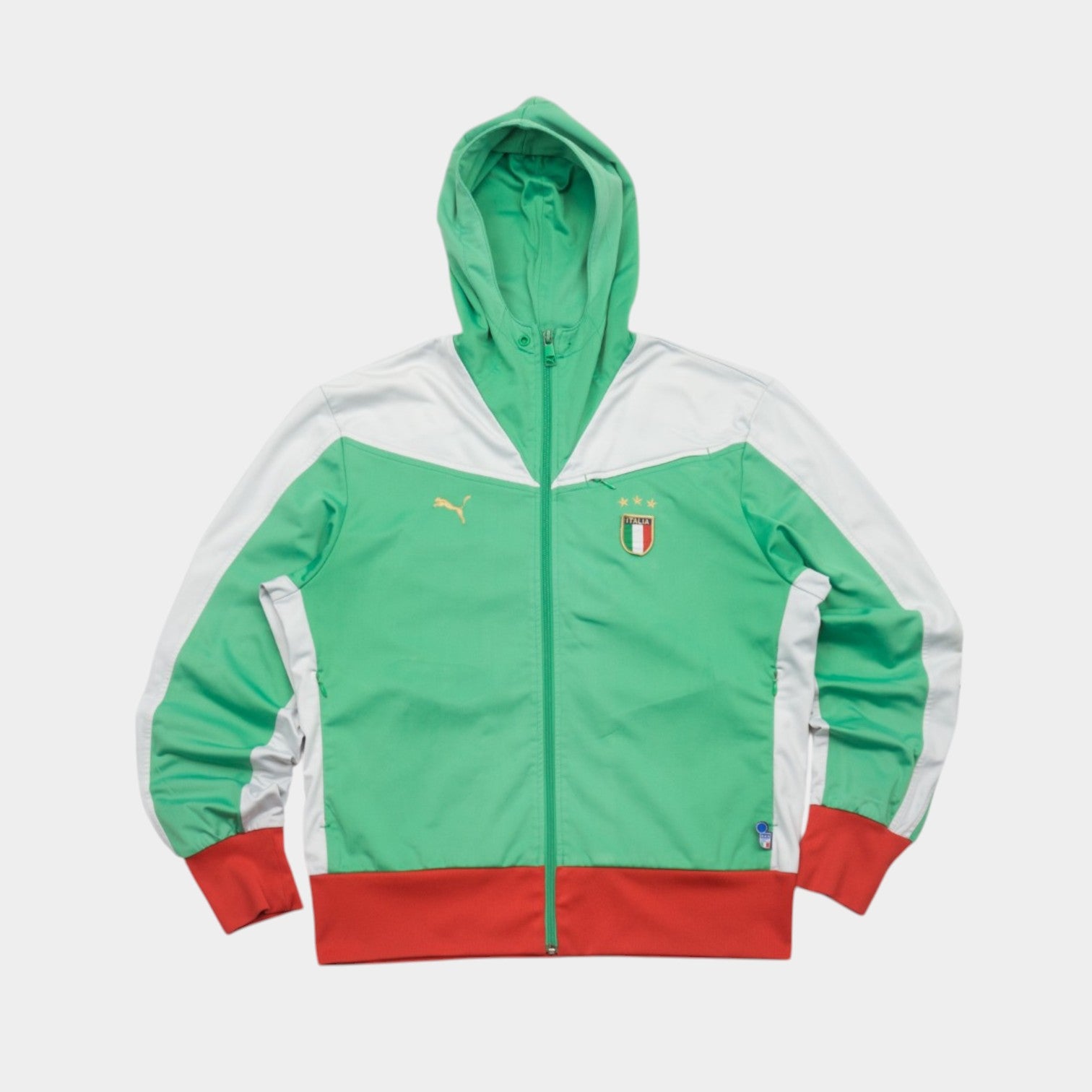 Puma Italy Зелено Спортно Горнище