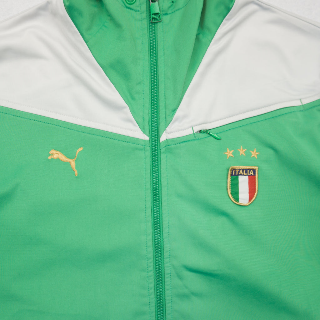 Puma Italy Зелено Спортно Горнище