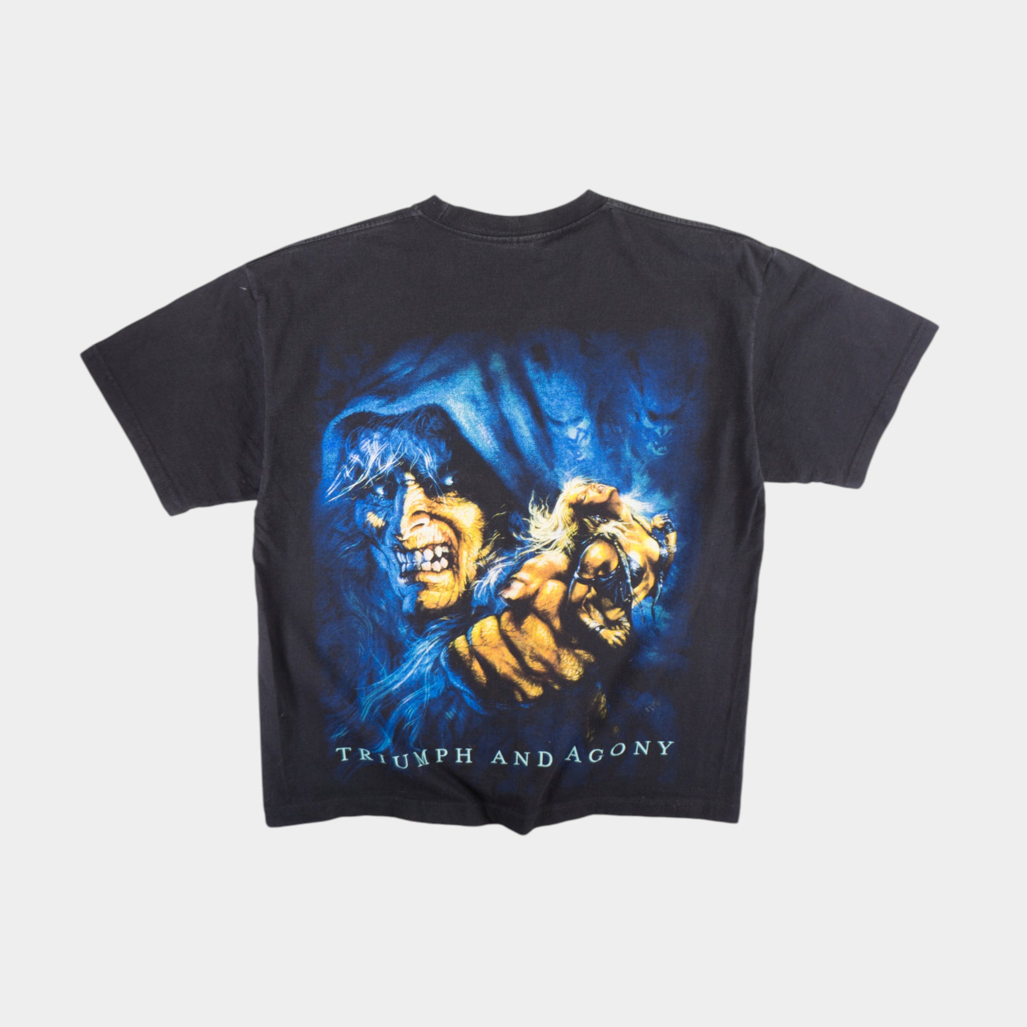 Fruit of the Loom x DORO Черна Тениска с Графика