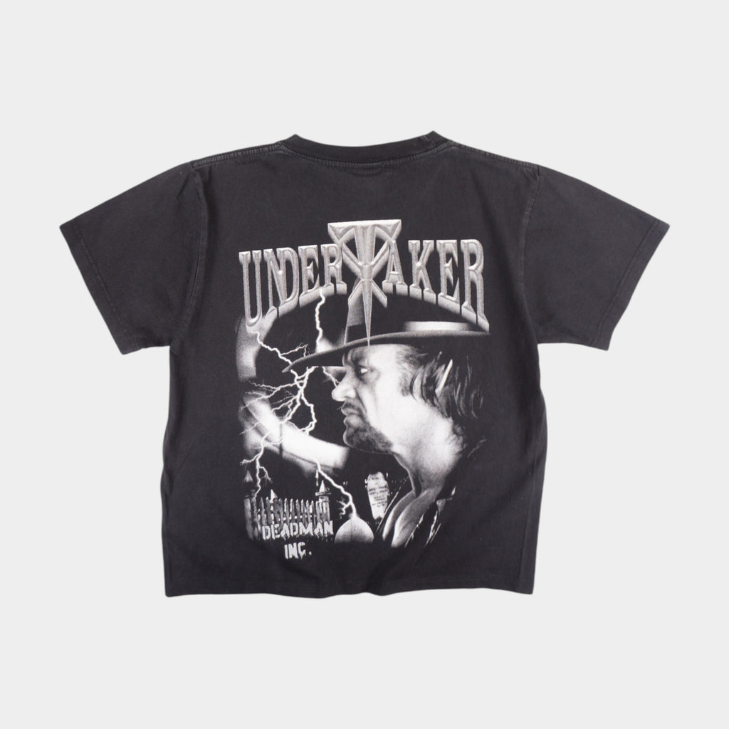 WWF Undertaker Винтидж 2000-те Черна Тениска с Графика