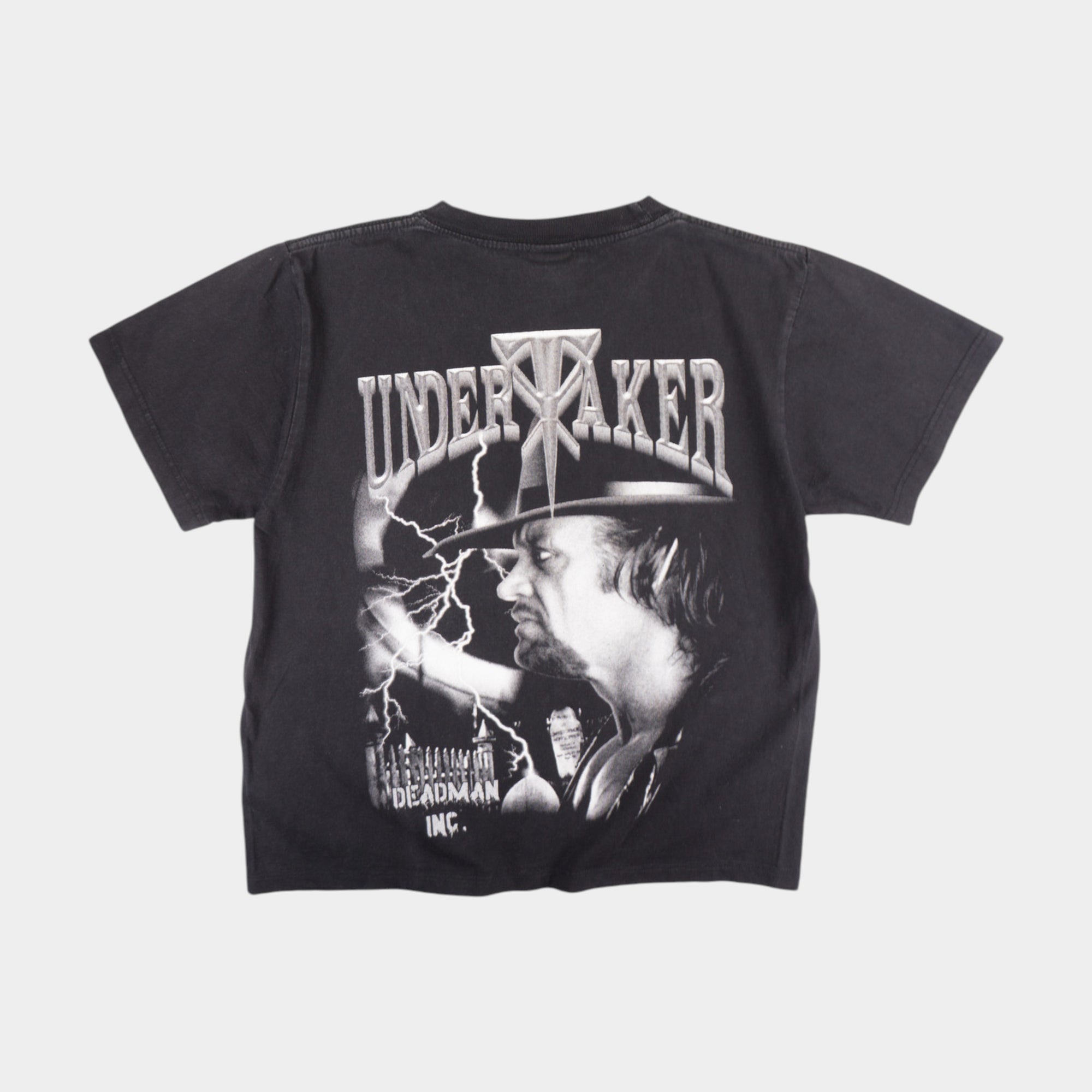 WWF Undertaker Винтидж 2000-те Черна Тениска с Графика