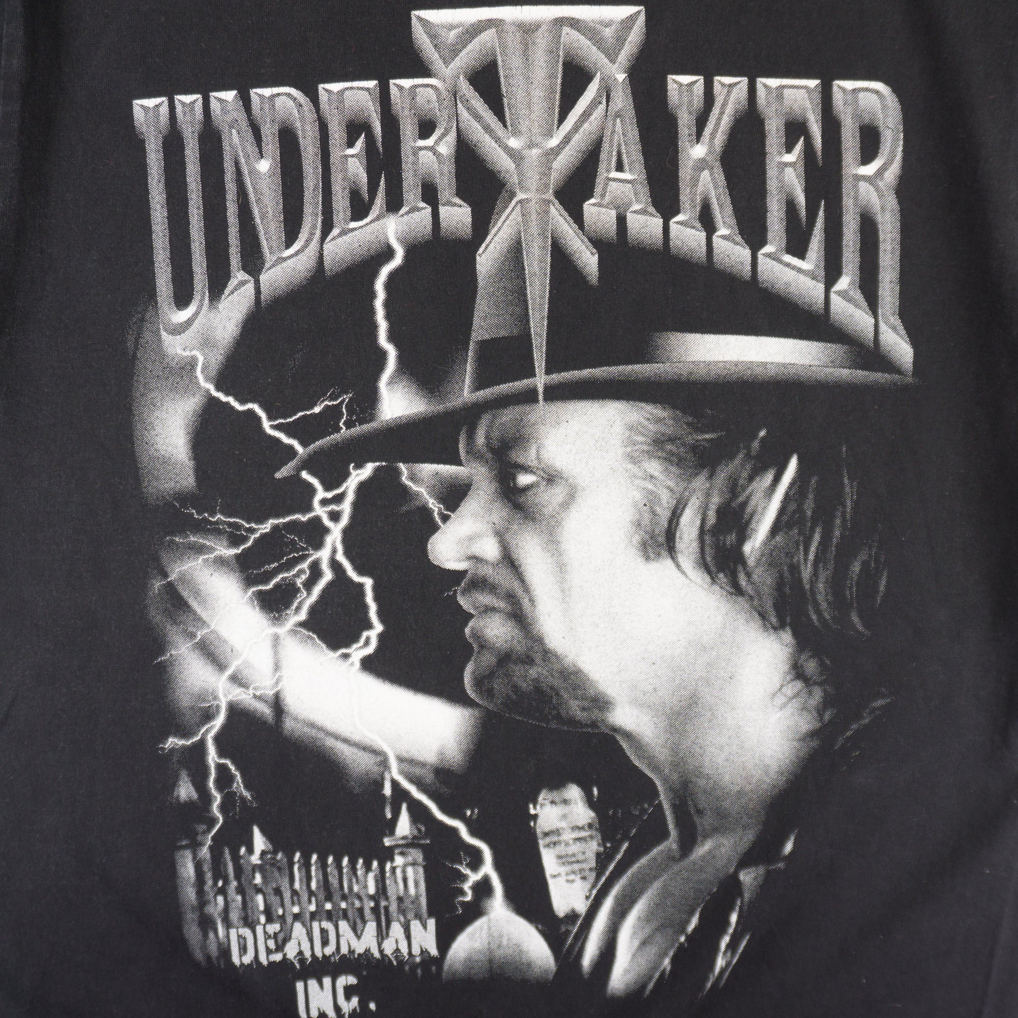 WWF Undertaker Винтидж 2000-те Черна Тениска с Графика