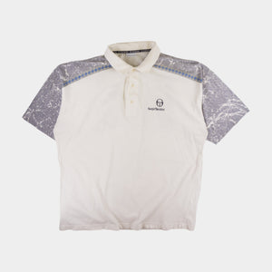 Sergio Tacchini Винтидж 80-те Тениска с Яка