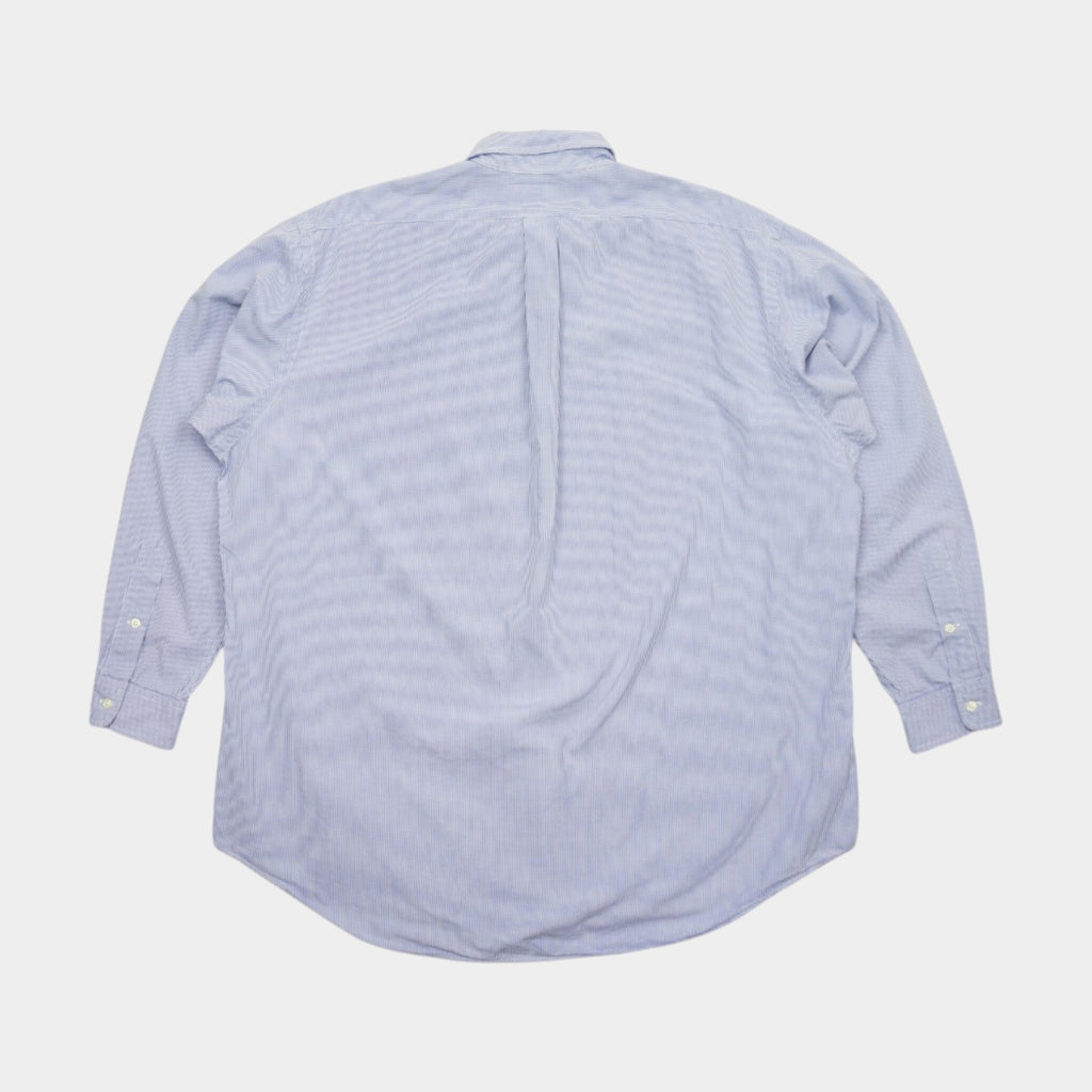 Ralph Lauren Vintage Карирана Риза с Дълъг Ръкав и Бродирано Лого