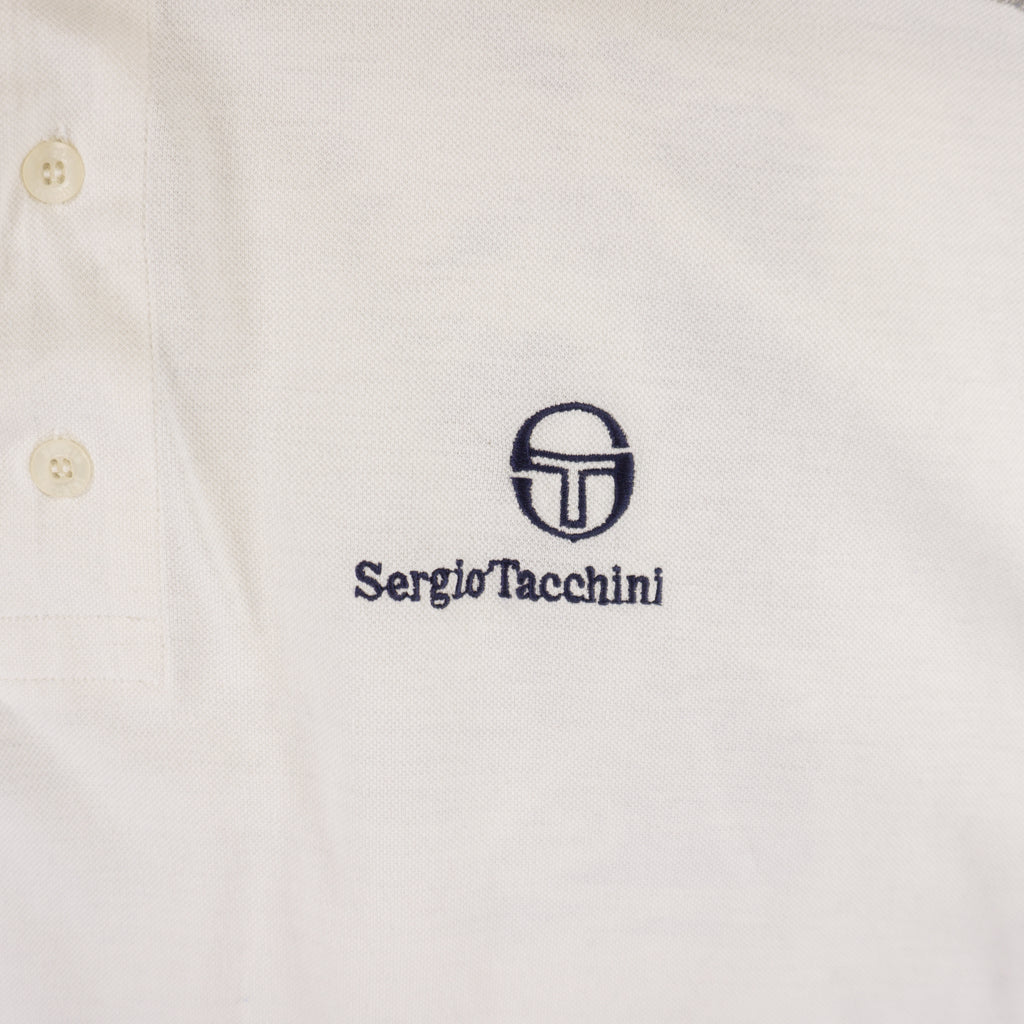 Sergio Tacchini Винтидж 80-те Тениска с Яка