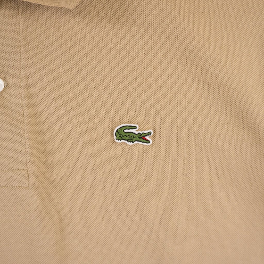 Lacoste Бежова Тениска с Яка