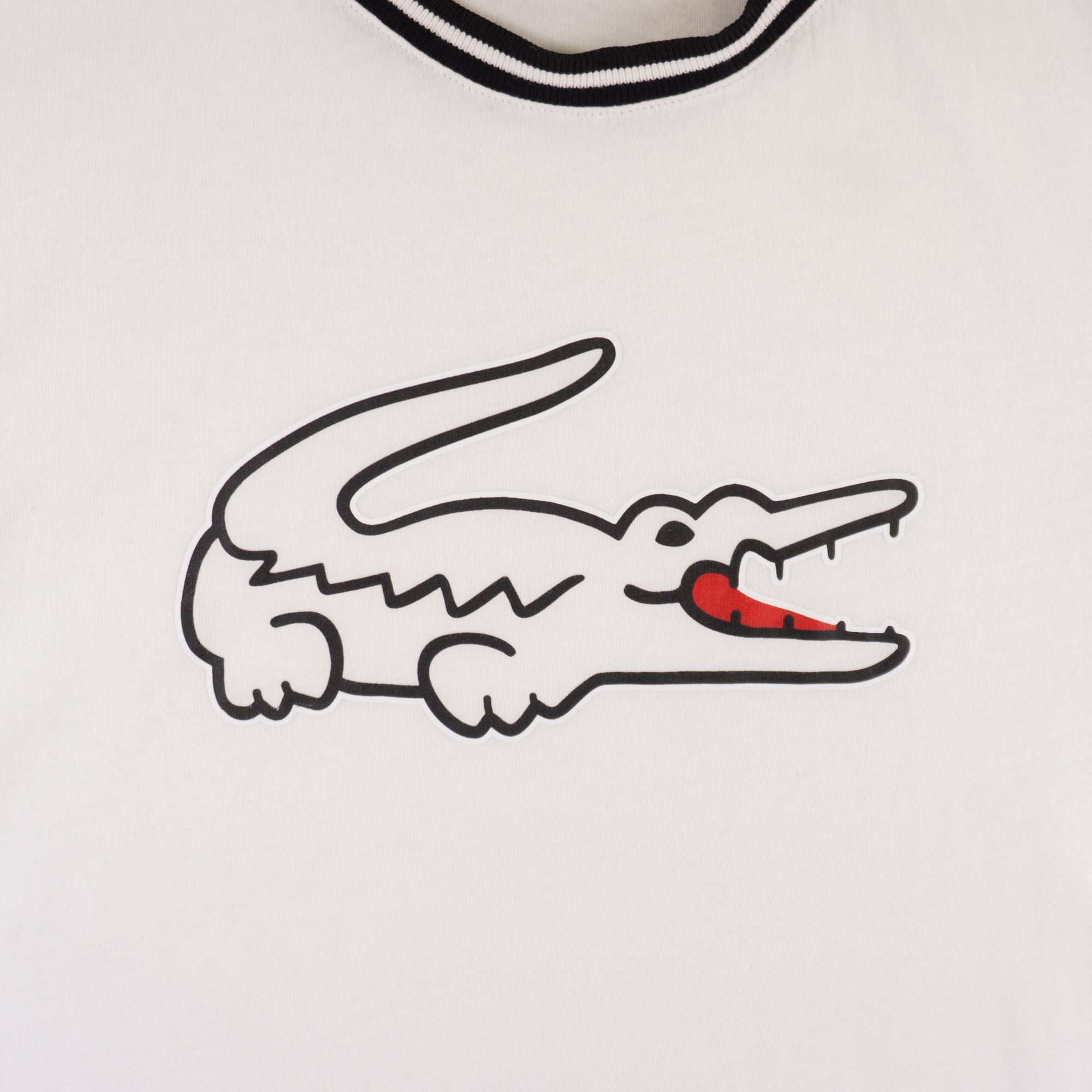 Lacoste Бяла Тениска