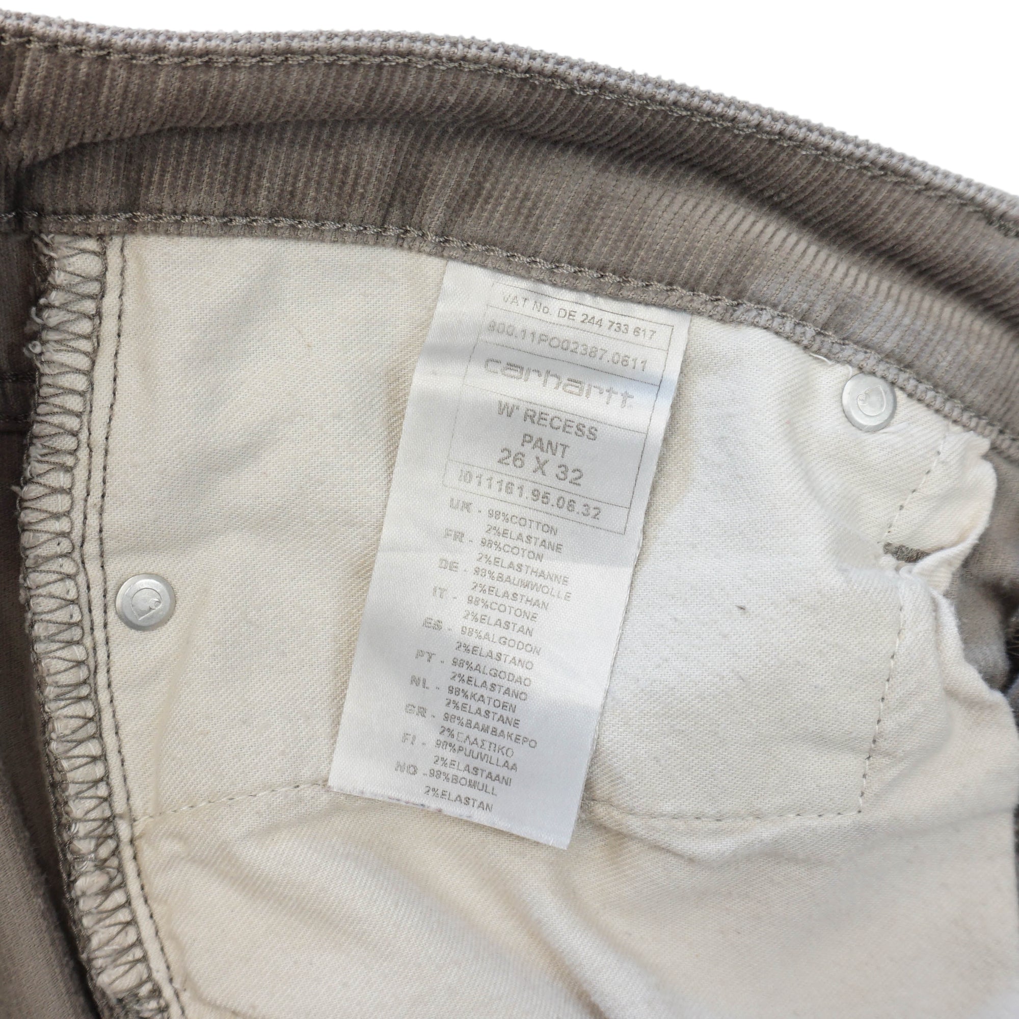 Carhartt Corduroy Панталони