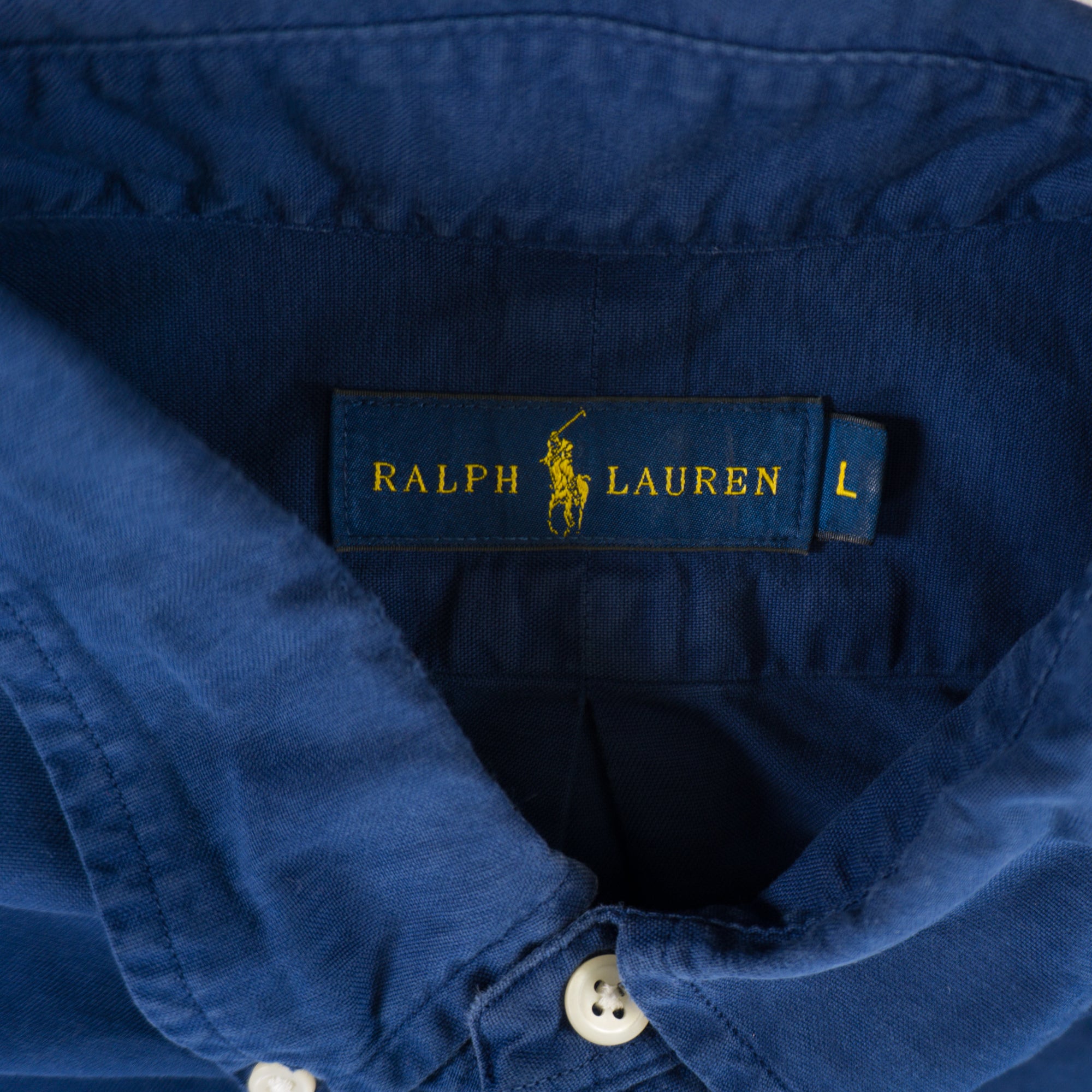 Ralph Lauren Синя Риза с Дълъг Ръкав