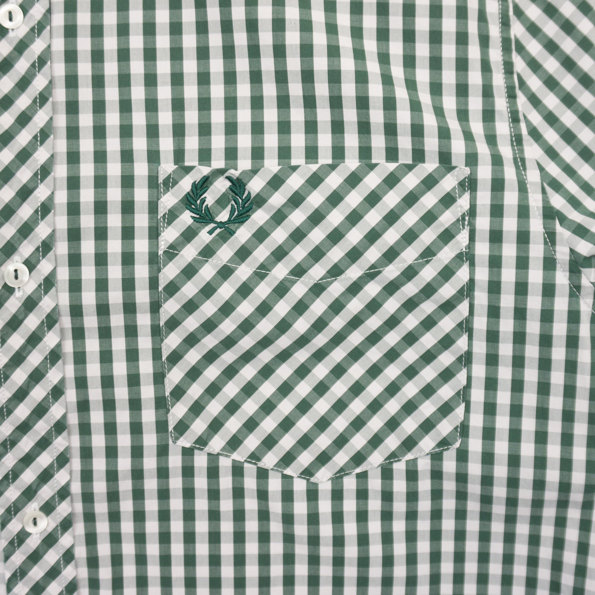 Fred Perry Vintage Карирана Риза с Дълъг Ръкав и Бродирано Лого