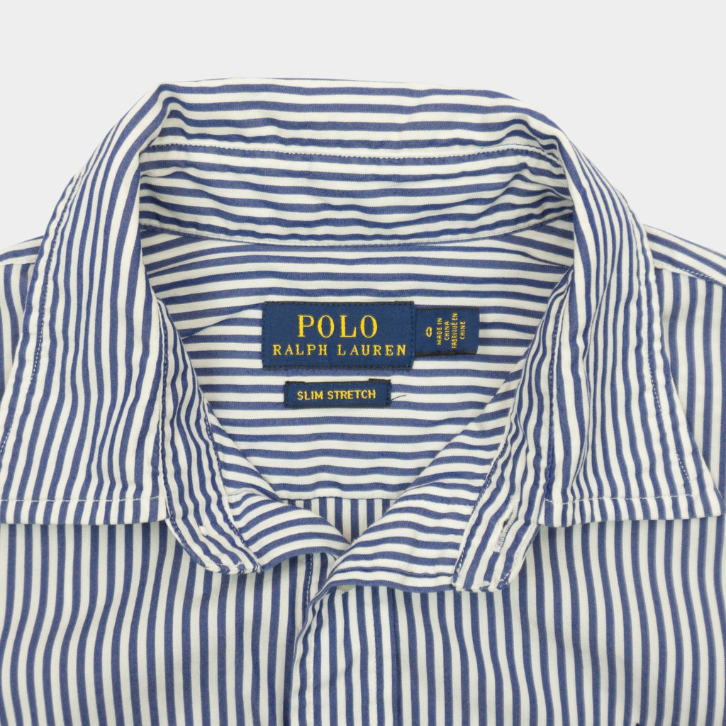 Polo Ralph Lauren Раирана Риза с Дълъг Ръкав и Бродирано Лого