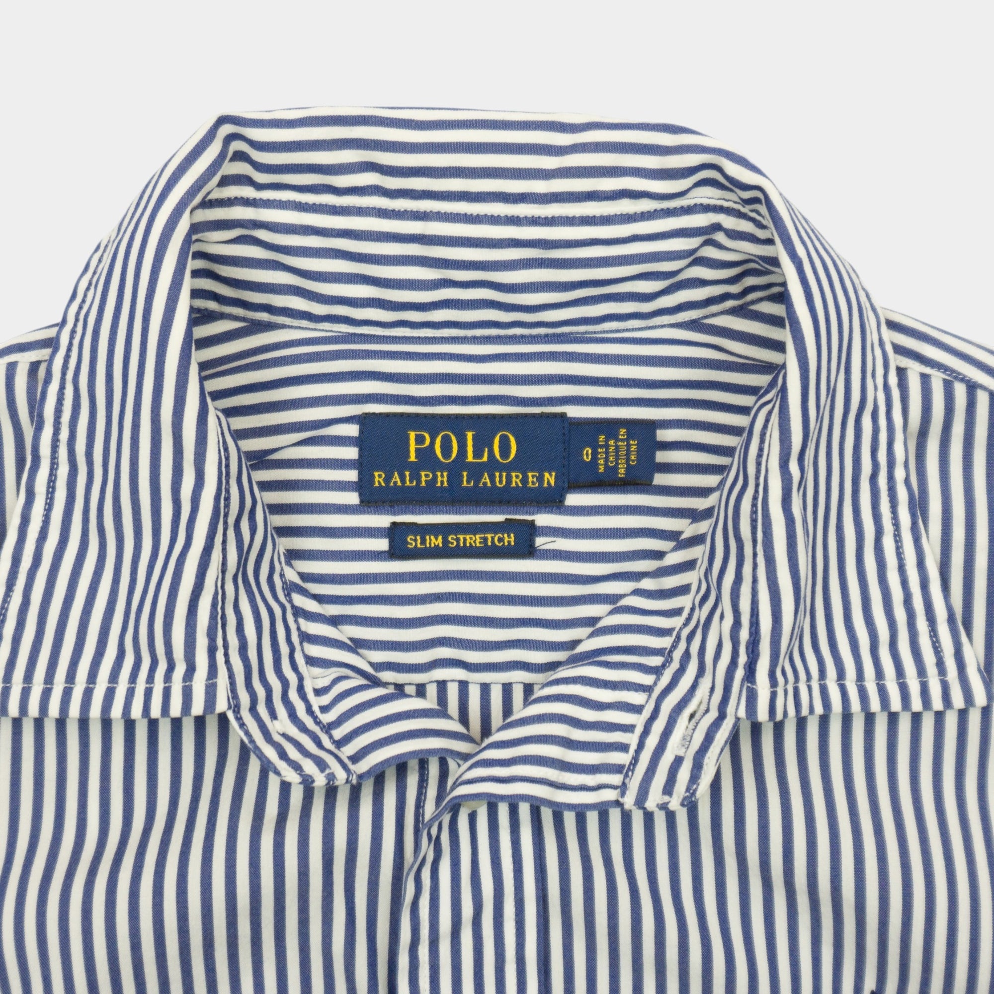 Polo Ralph Lauren Раирана Риза с Дълъг Ръкав и Бродирано Лого