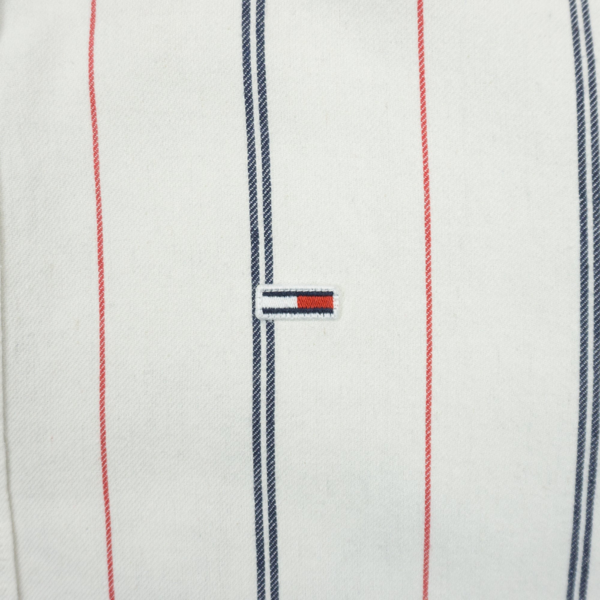 Tommy Hilfiger Раирана Риза с Къс Ръкав и Бродирано Лого