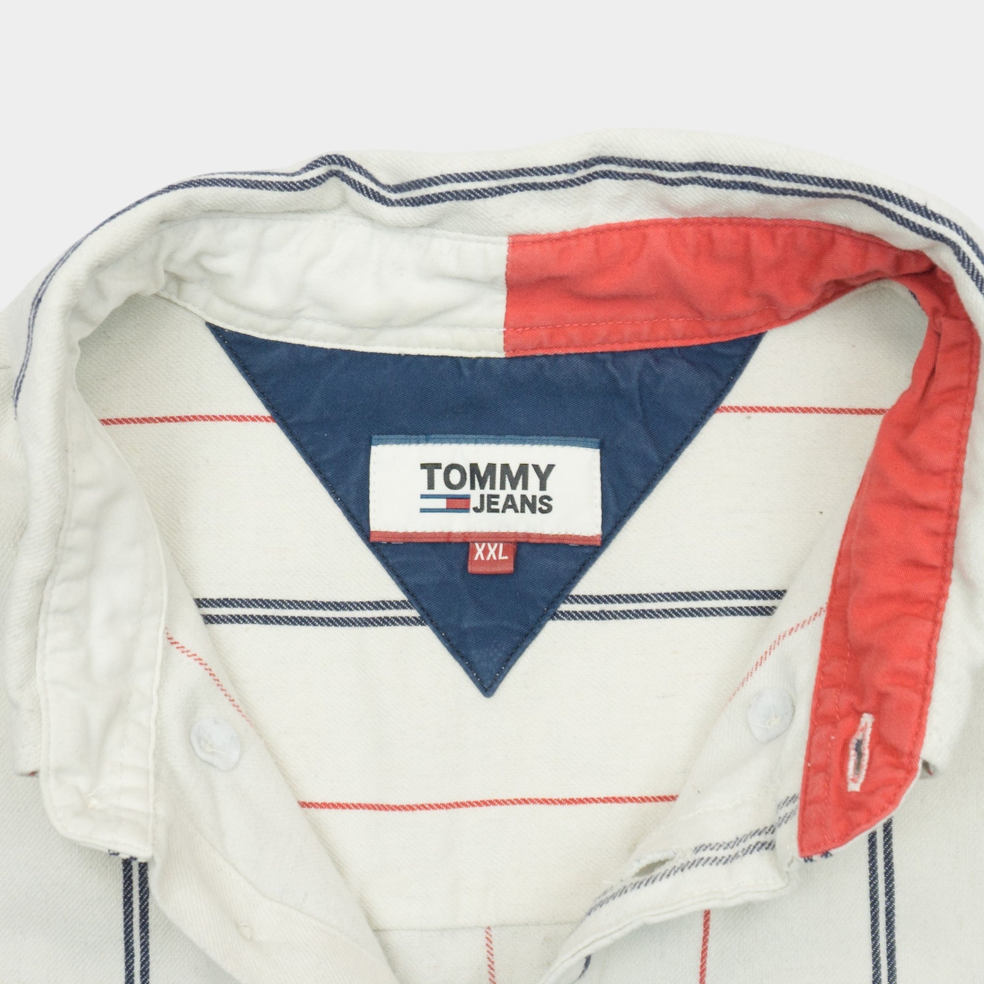 Tommy Hilfiger Раирана Риза с Къс Ръкав и Бродирано Лого