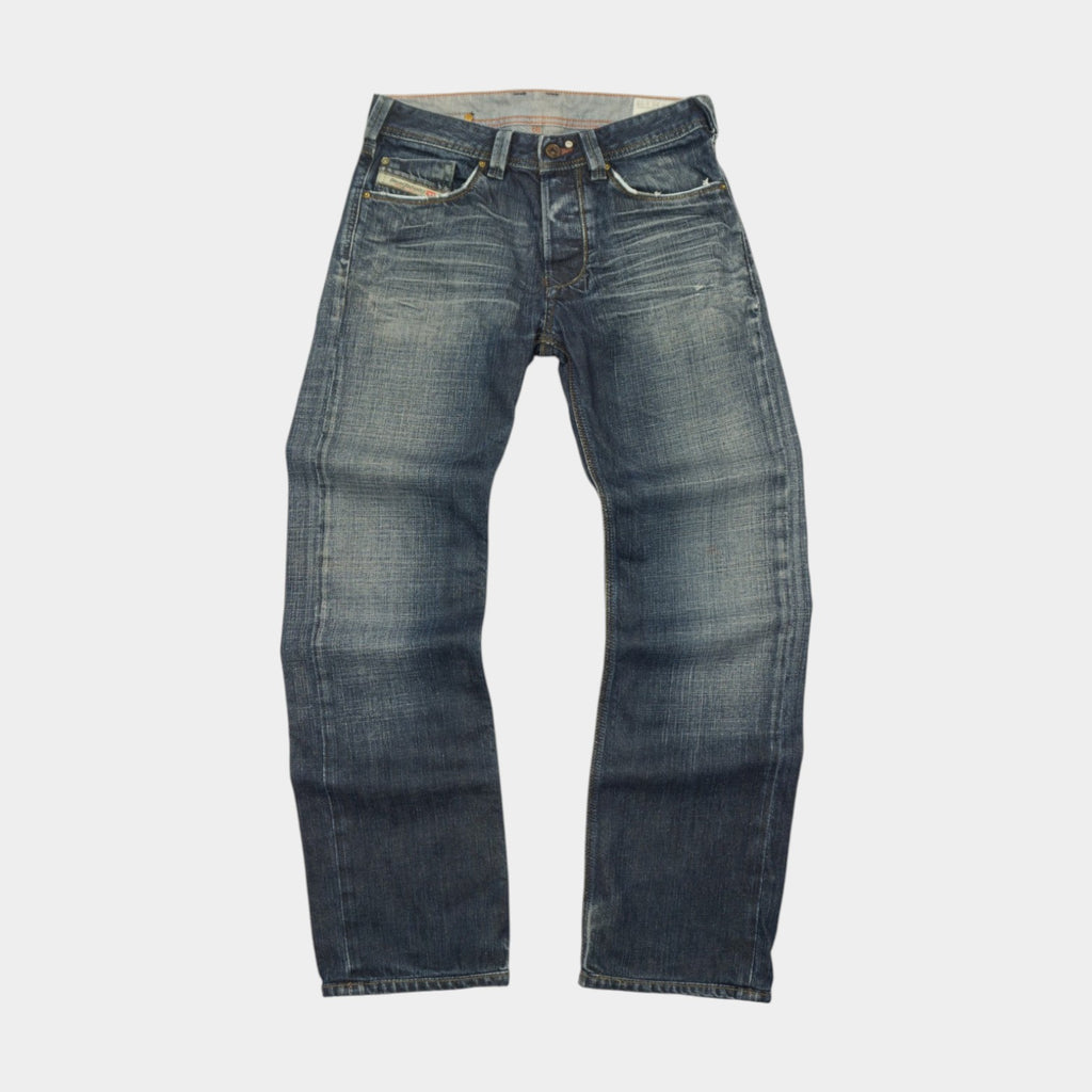 Diesel YARIK Vintage Y2K Сини Дънки с Бродерия