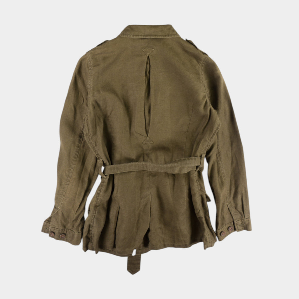 Ralph Lauren Винтидж 2000-те Зелено Ленено Яке