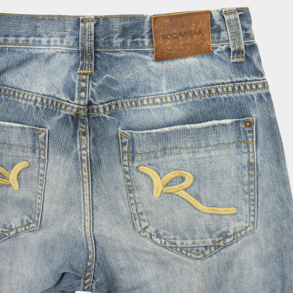 Rocawear Washed Сини Дънки