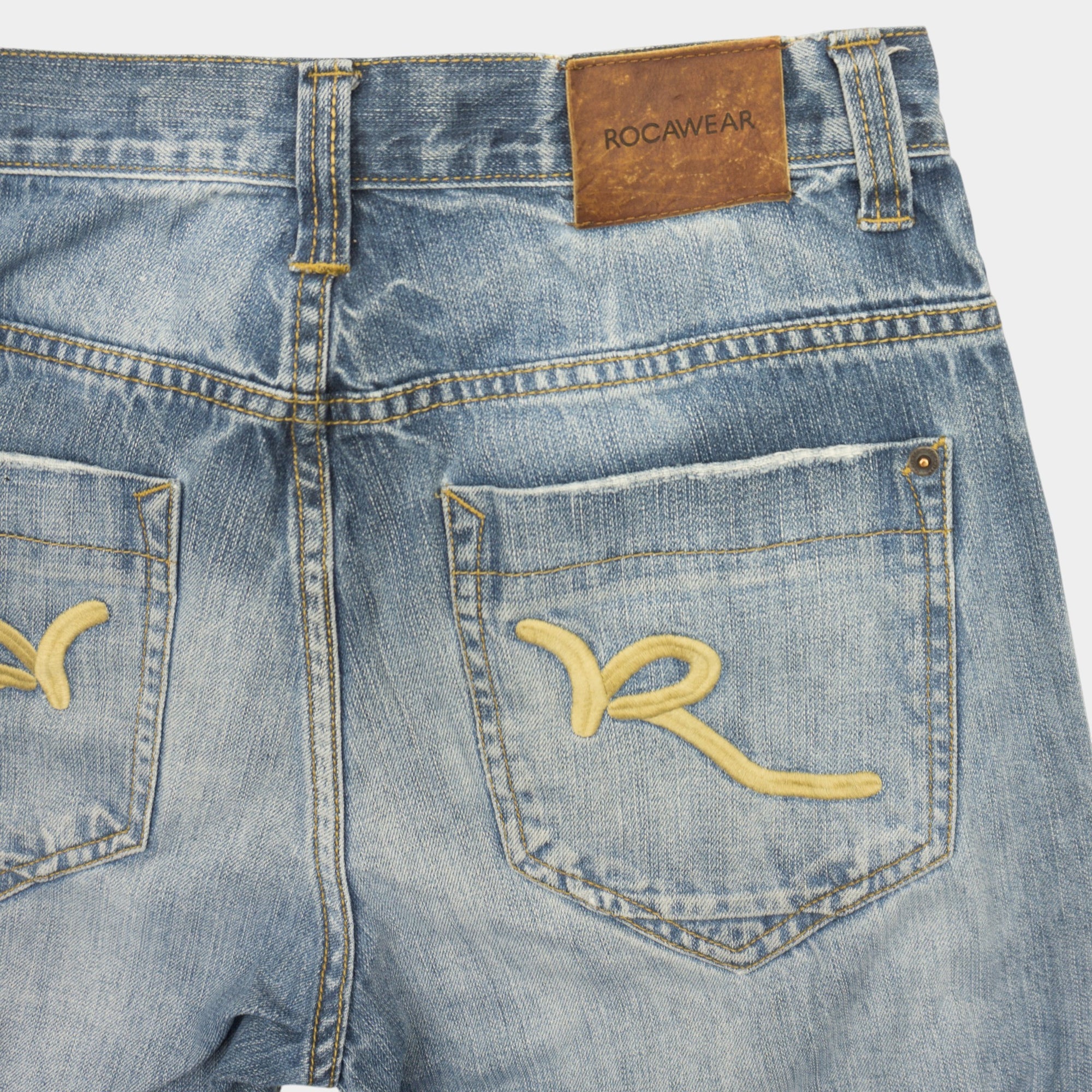 Rocawear Washed Сини Дънки