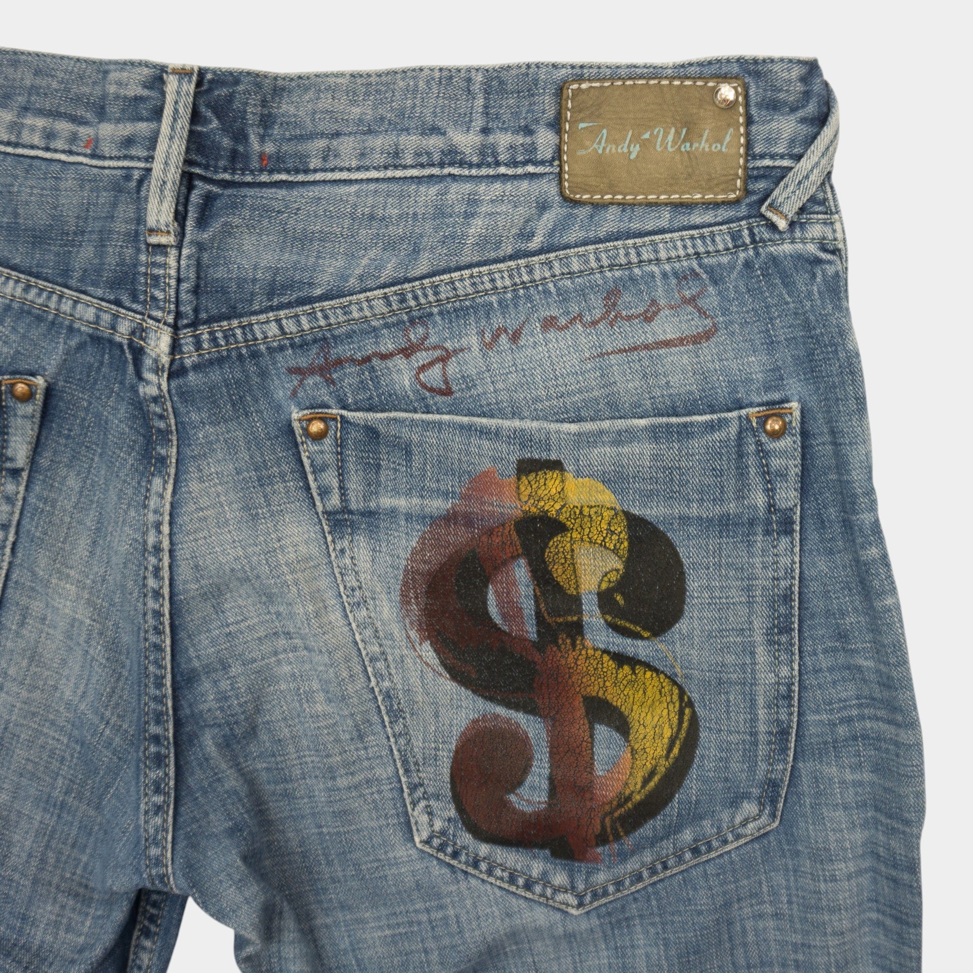 Pepe Jeans X Andy Warhol Сини Дънки