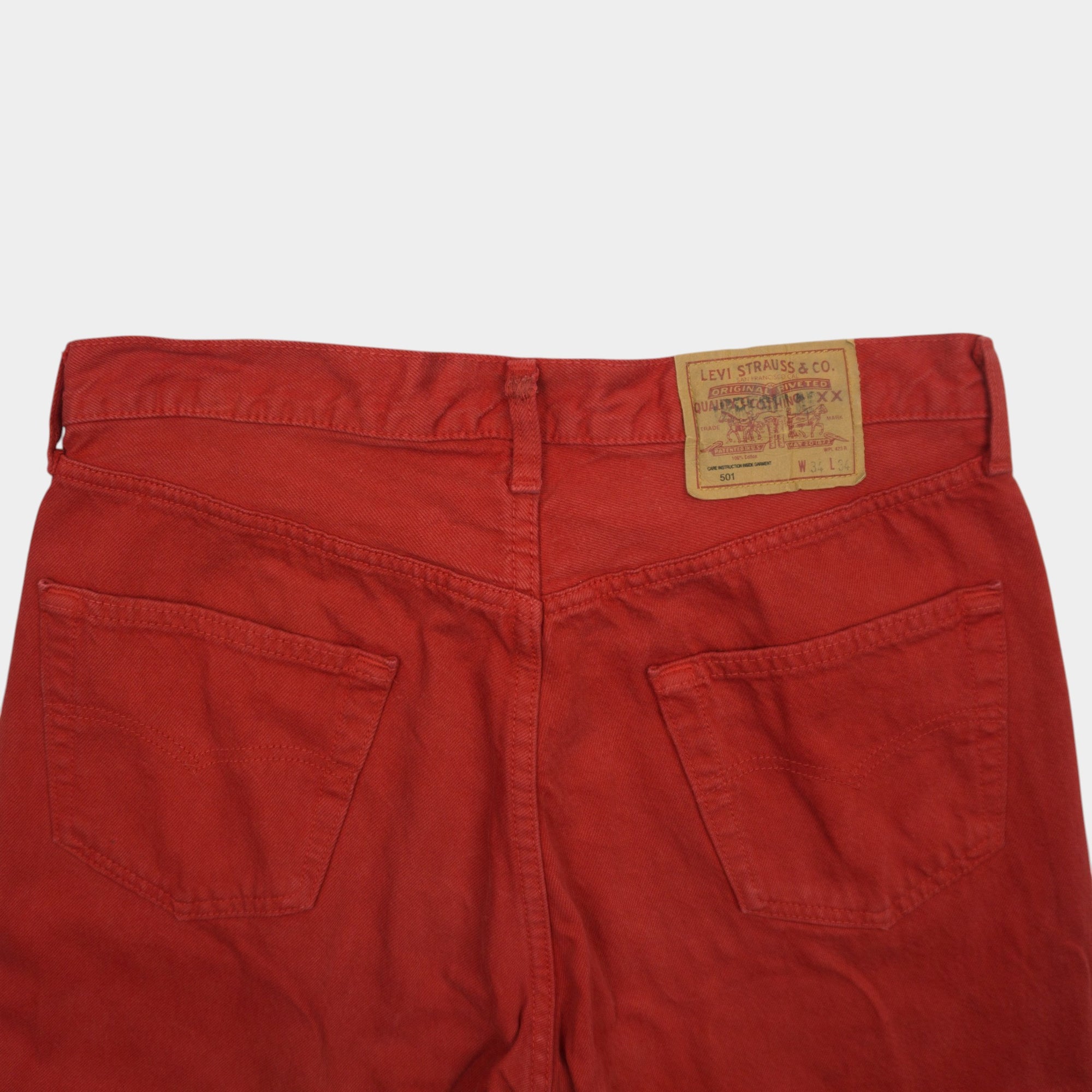 Levi's 501 Vintage Червени Дънки от 1993г