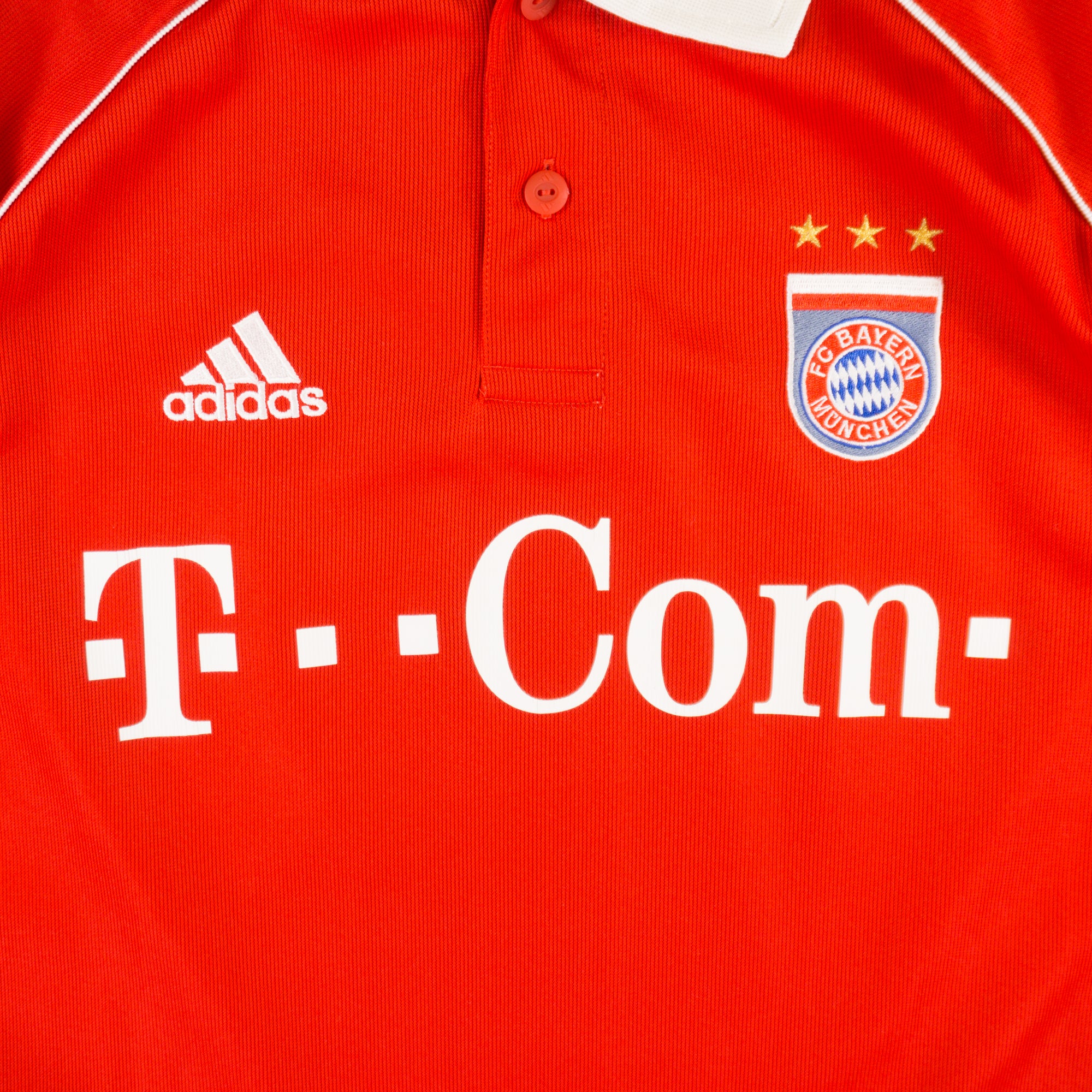 Adidas Винтидж 2000-те FC Bayern Munich Червено Джърси