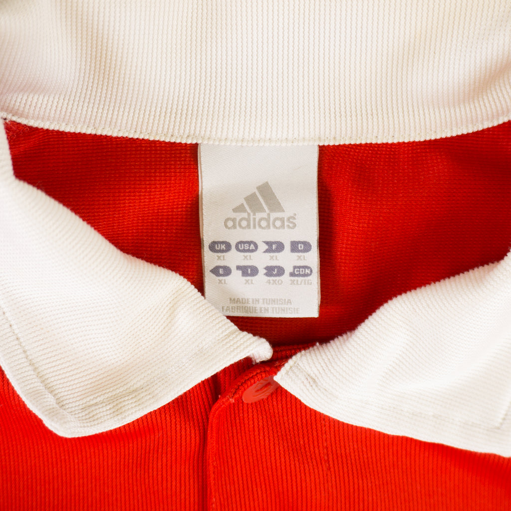 Adidas Винтидж 2000-те FC Bayern Munich Червено Джърси