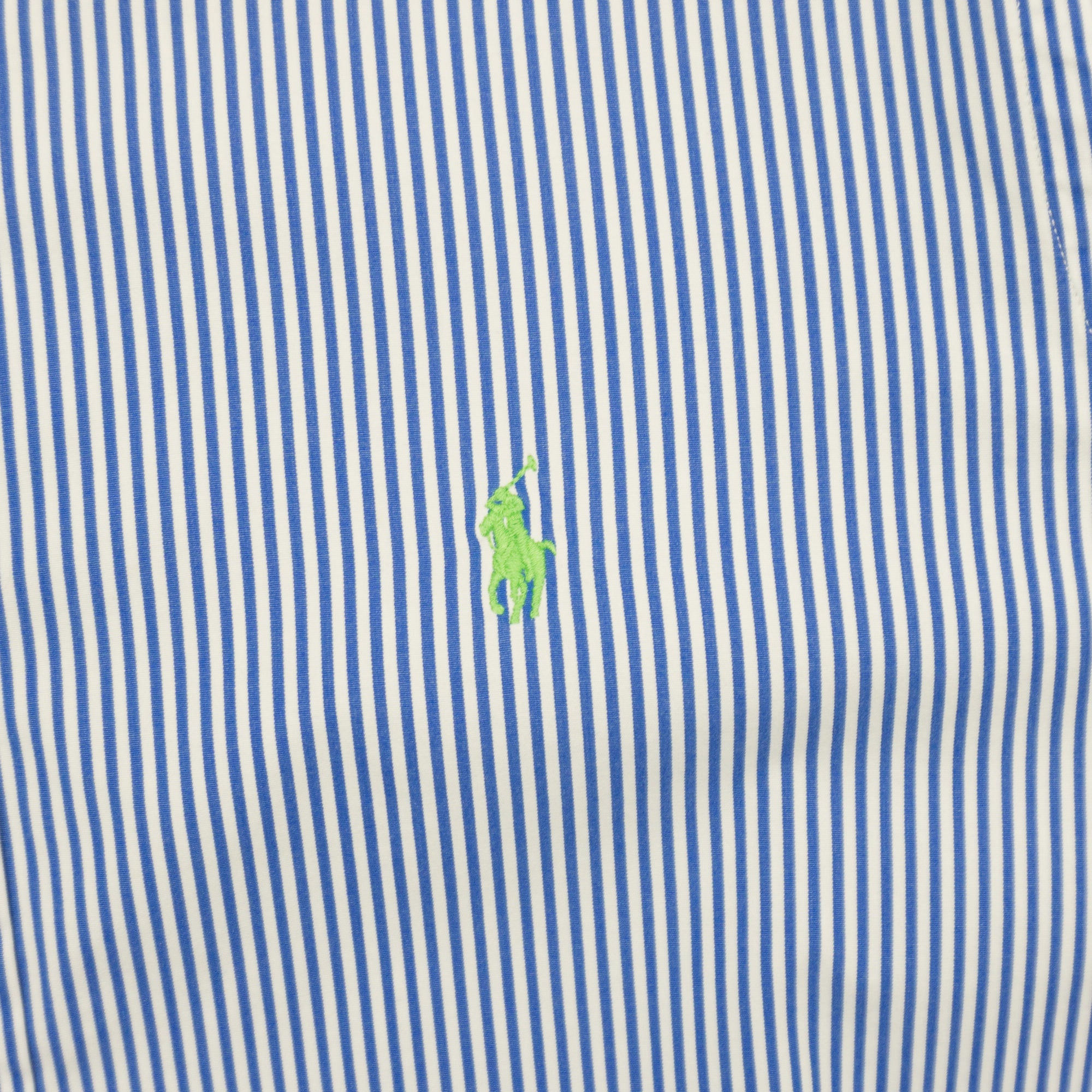 Polo Ralph Lauren Vintage Раирана Риза с Дълъг Ръкав и Бродирано Лого