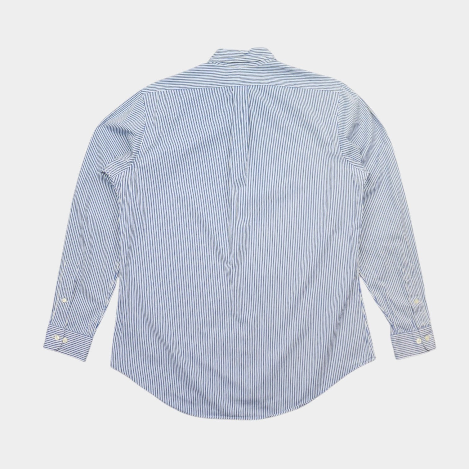 Polo Ralph Lauren Vintage Раирана Риза с Дълъг Ръкав и Бродирано Лого