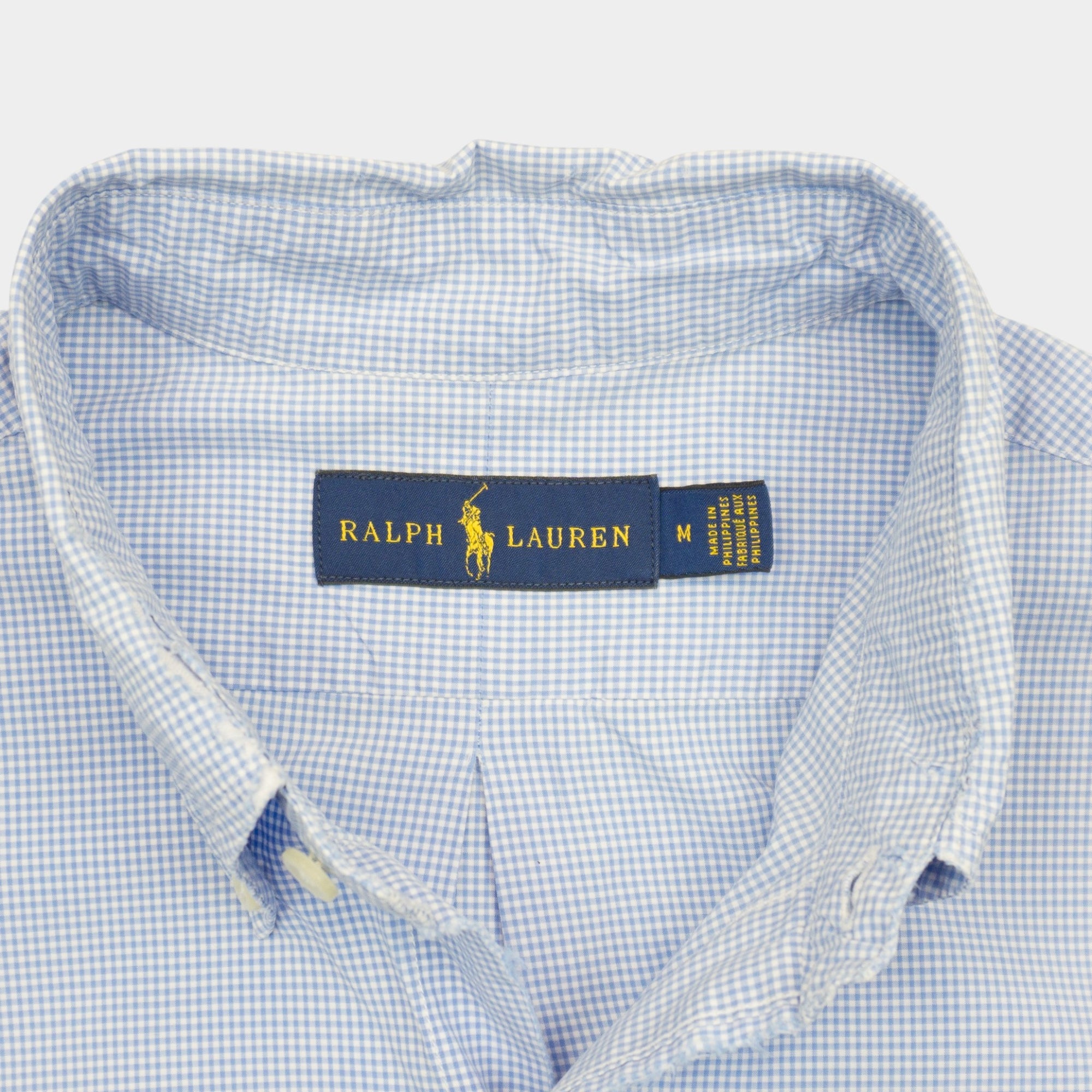 Ralph Lauren Карирана Риза с Дълъг Ръкав и Бродирано Лого