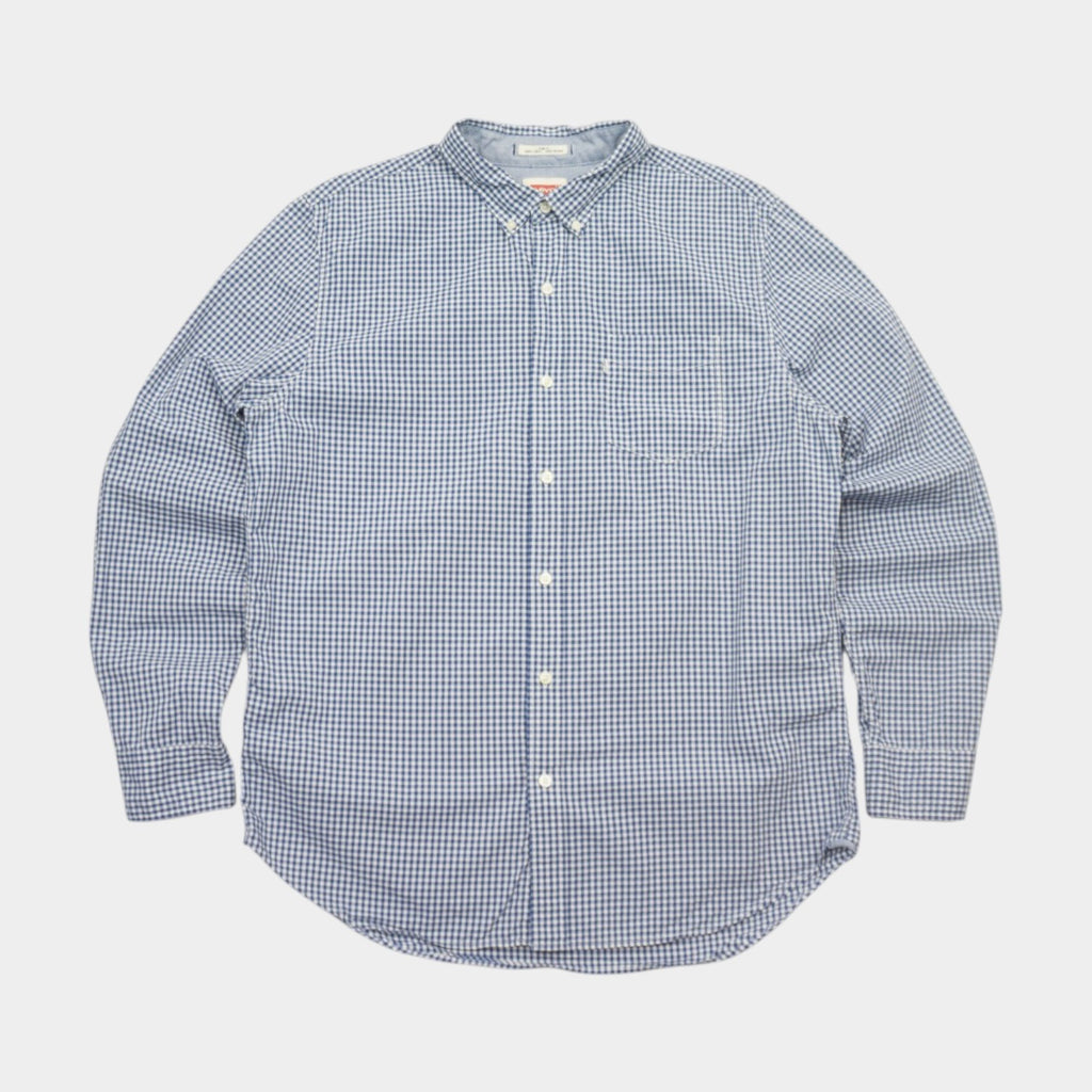 Levi's Синя Карирана Риза с Дълъг Ръкав