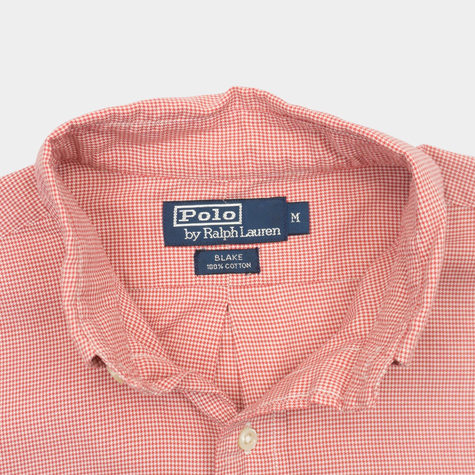 Polo Ralph Lauren Vintage Карирана Риза с Дълъг Ръкав и Бродирано Лого