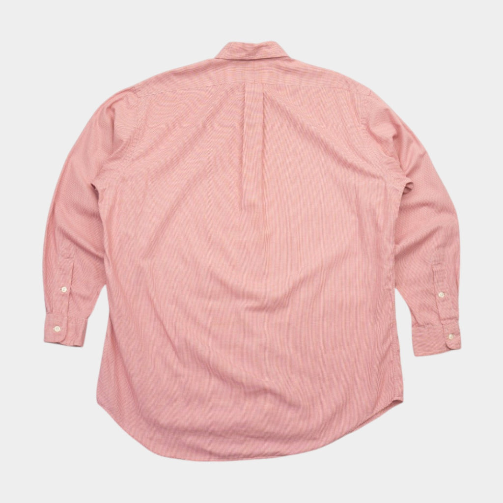 Polo Ralph Lauren Vintage Карирана Риза с Дълъг Ръкав и Бродирано Лого