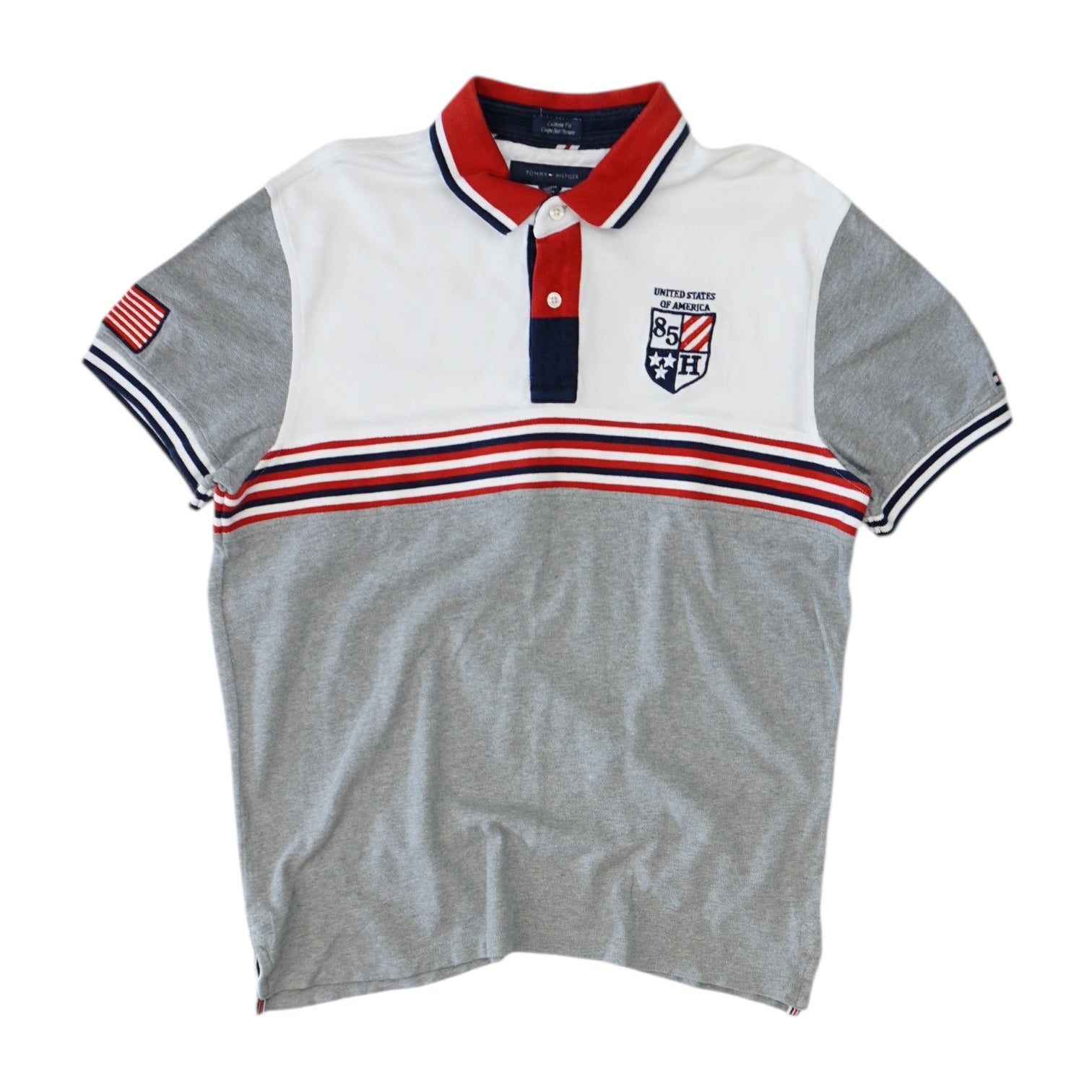 Tommy Hilfiger USA Тениска с Яка