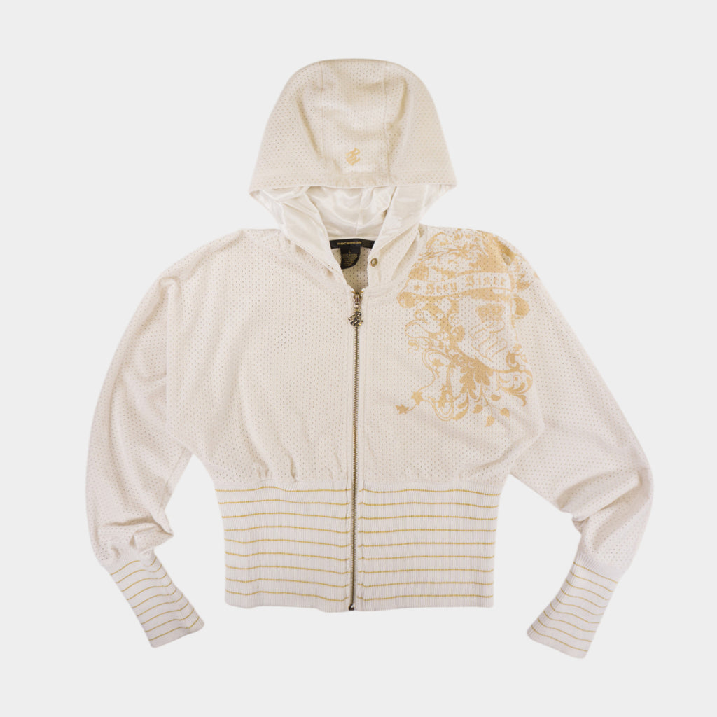 Rocawear Винтидж 2000-те Бял Суичър