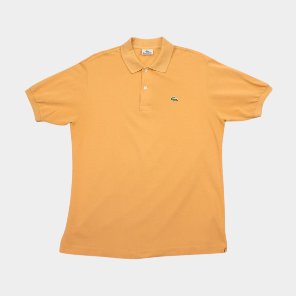 Lacoste Vintage Оранжева Тениска с Яка с Бродирано Лого