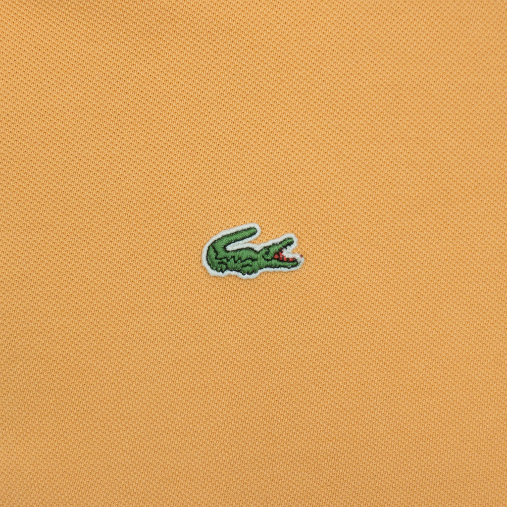 Lacoste Vintage Оранжева Тениска с Яка с Бродирано Лого