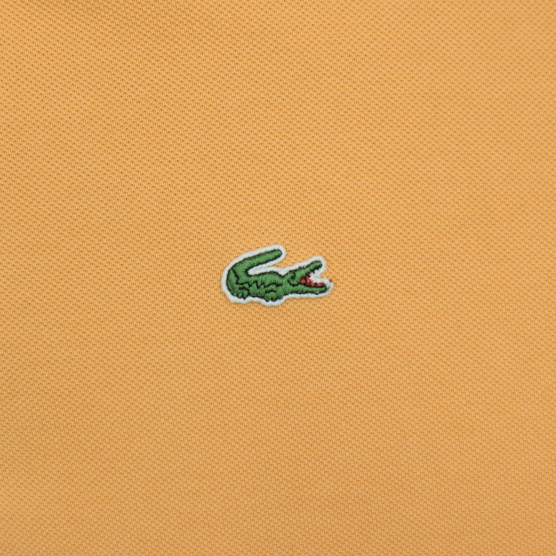 Lacoste Vintage Оранжева Тениска с Яка с Бродирано Лого