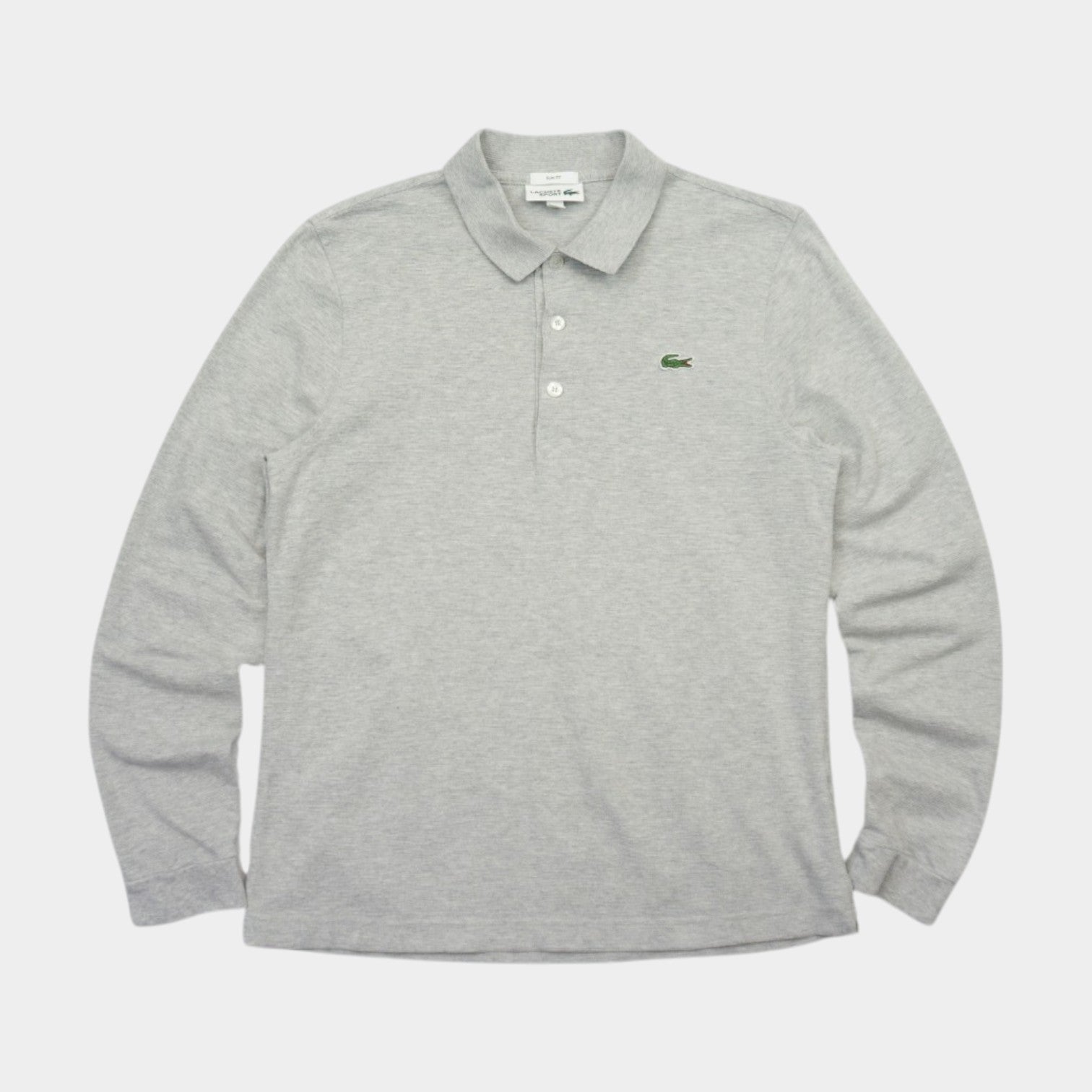 Lacoste Sport Сива Блуза с Яка с Бродирано Лого