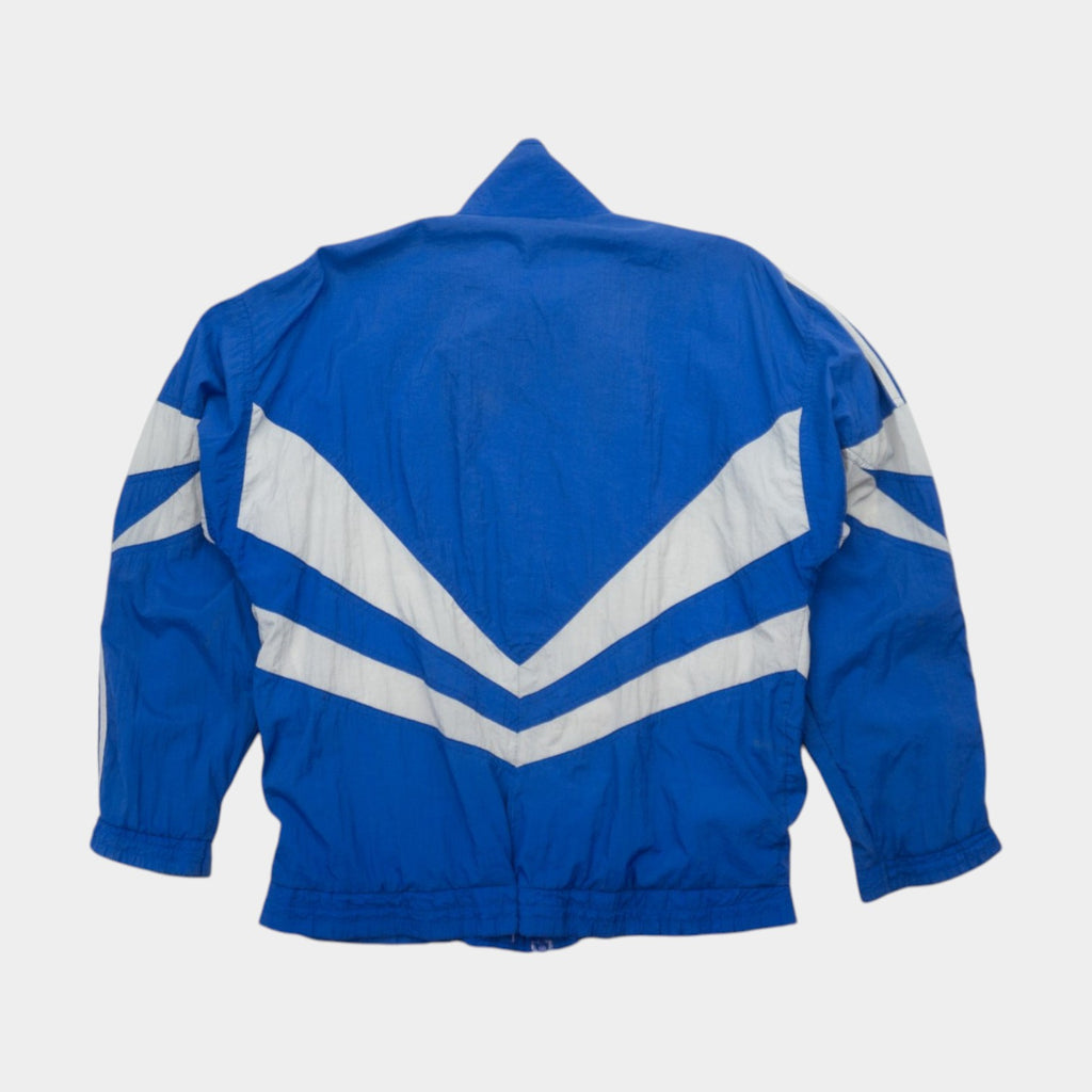 Adidas Vintage Синьо Горнище от 90те с Бродирано Лого