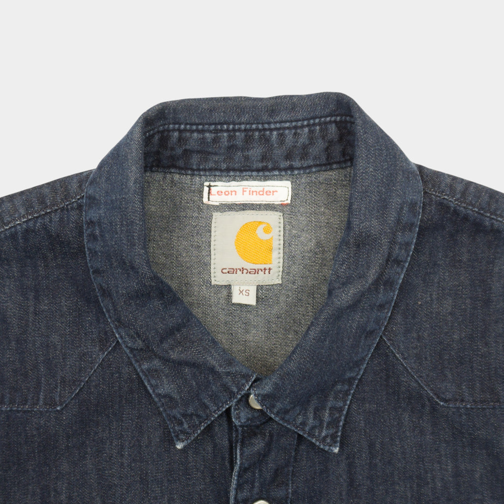Carhartt Howdy Синя Каубойска Риза с Дълъг Ръкав