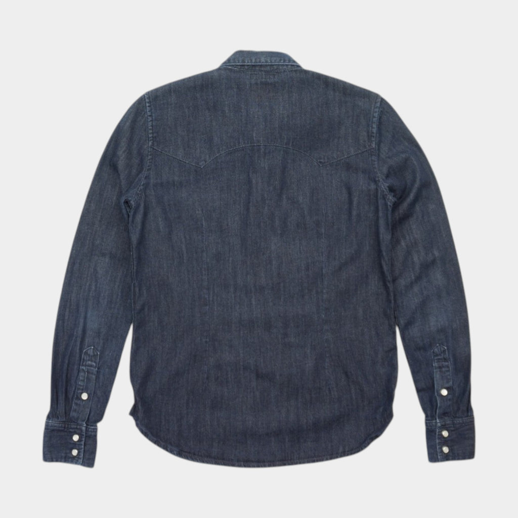 Carhartt Howdy Синя Каубойска Риза с Дълъг Ръкав