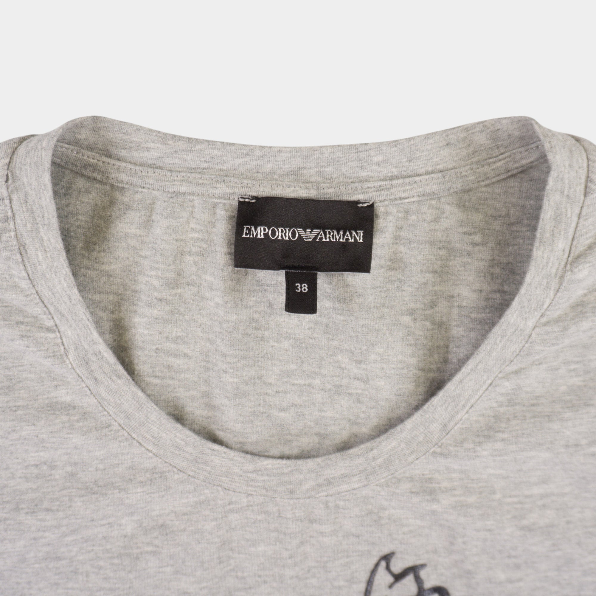 Emporio Armani Сива Тениска с Графика